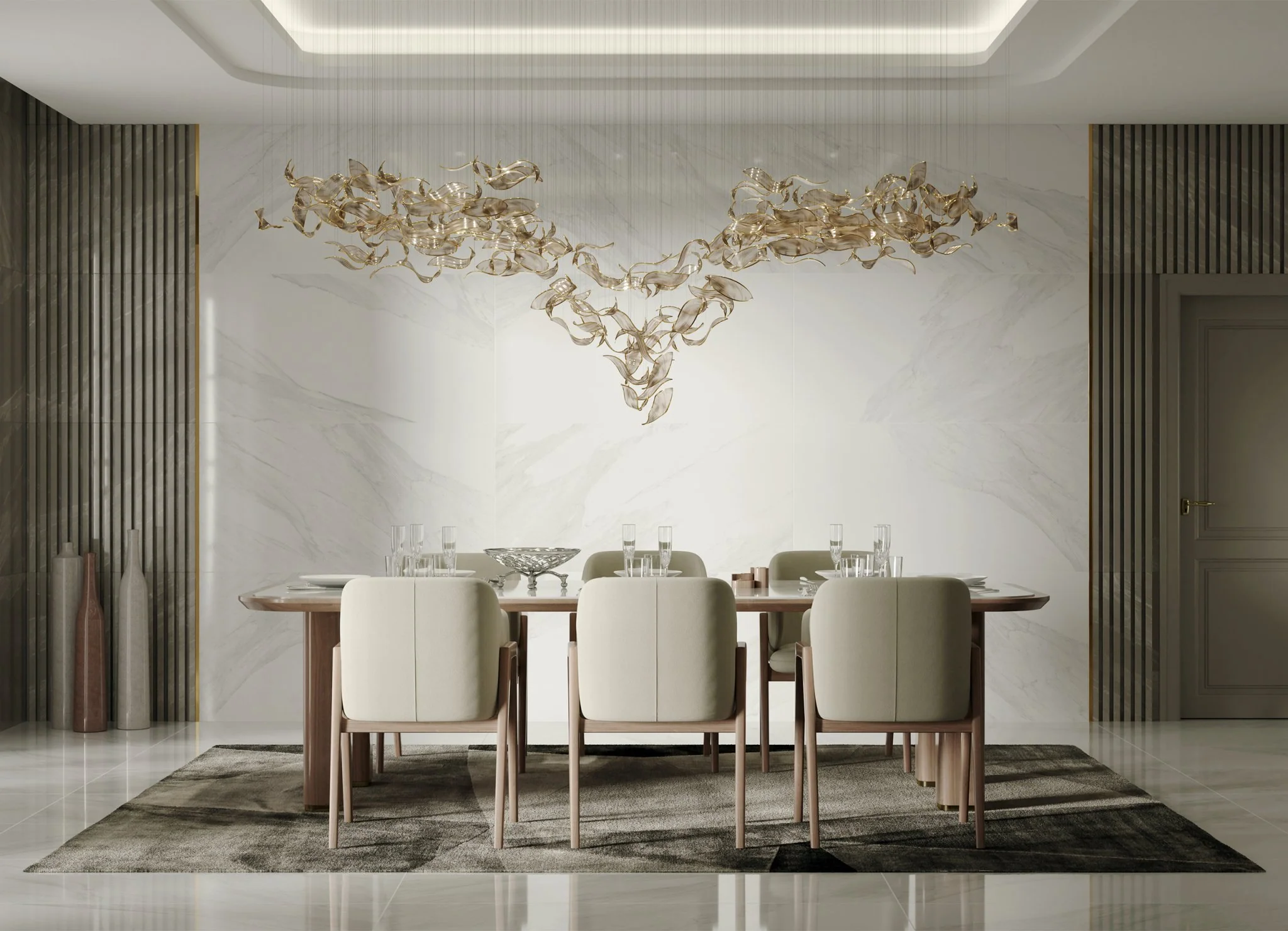 Fluttering Leaves Chandelier - Image 4