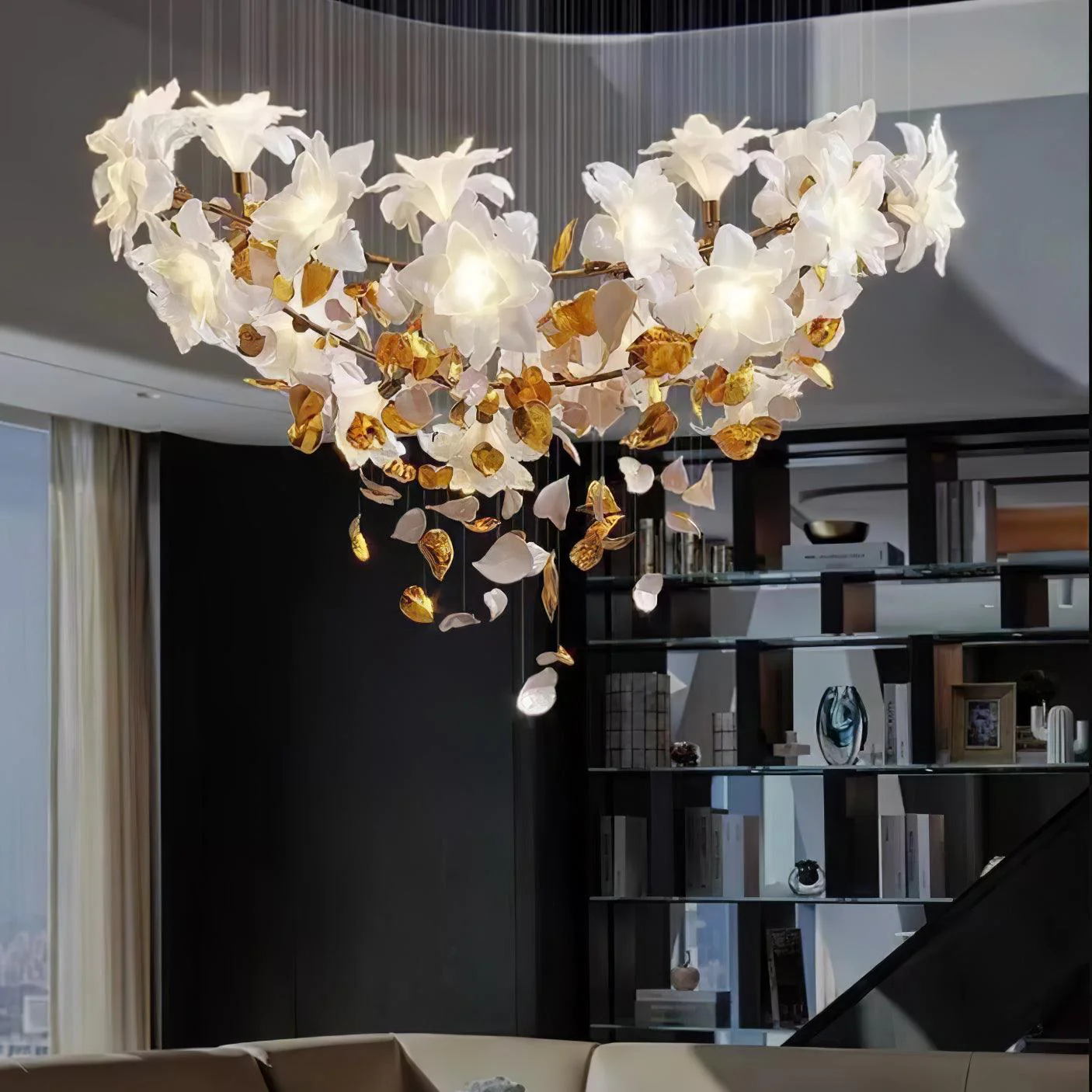 Flying Flowers Fluttering Chandelier - Image 14
