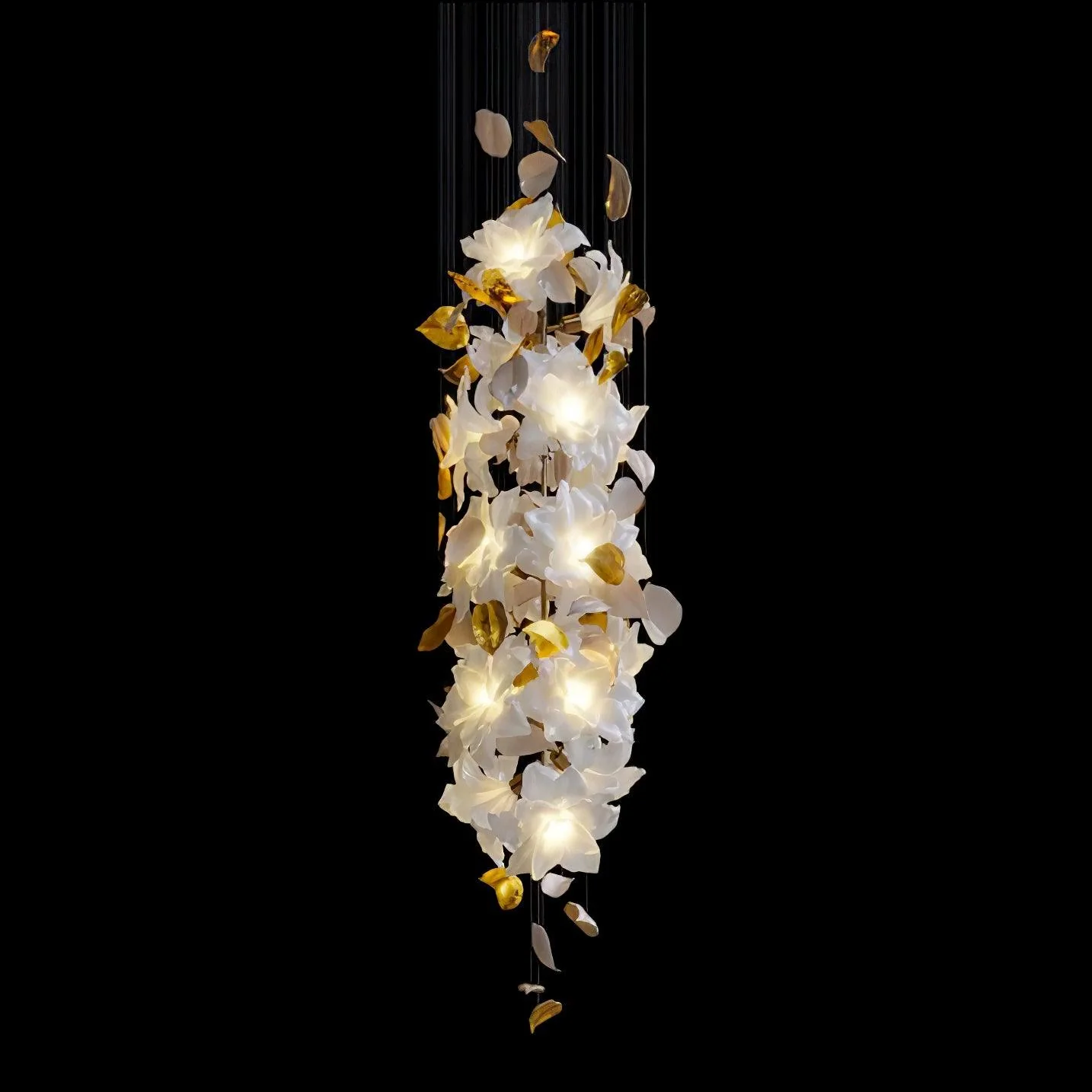 Flying Flowers Fluttering Chandelier - Image 26