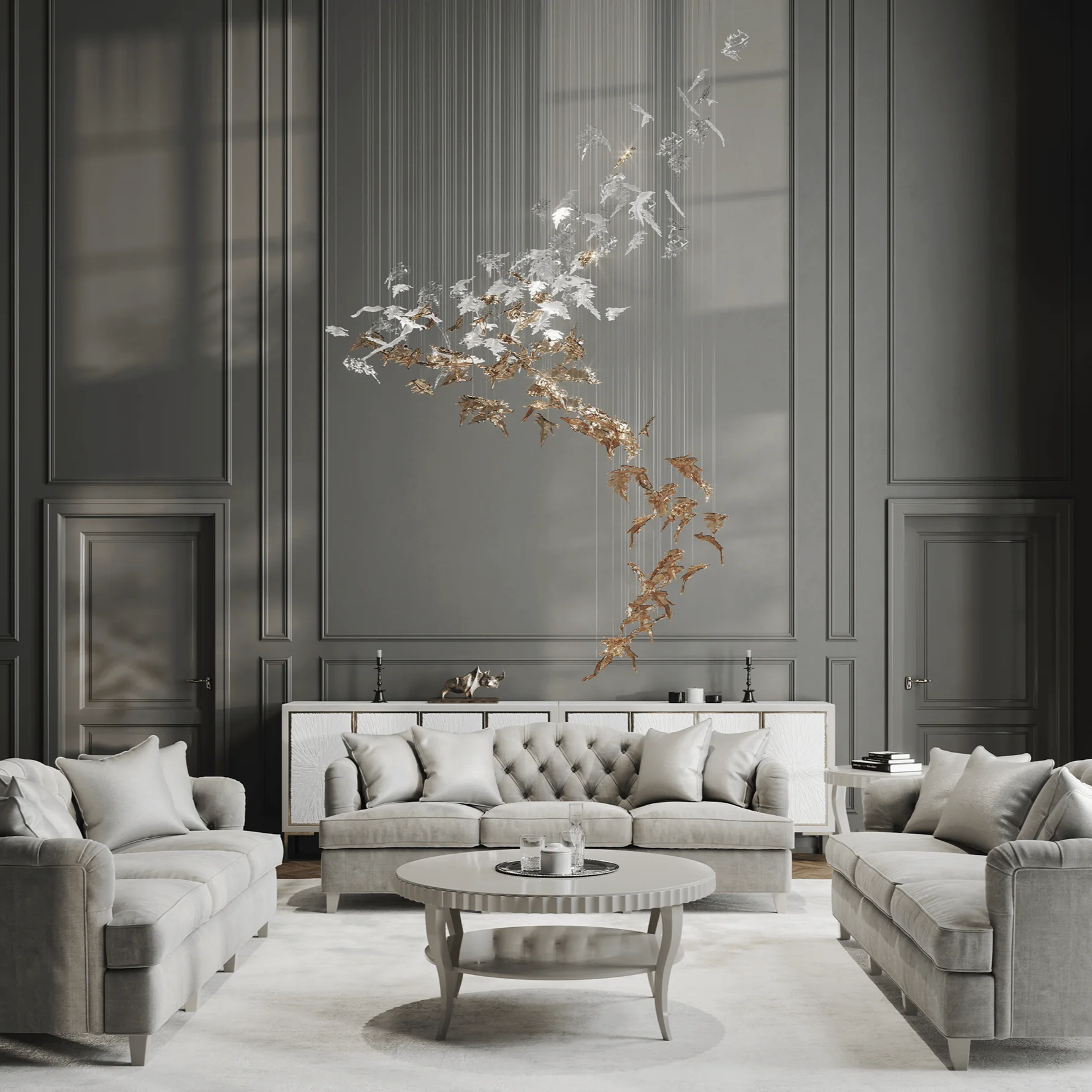 Flying Leaves Chandelier - Image 2