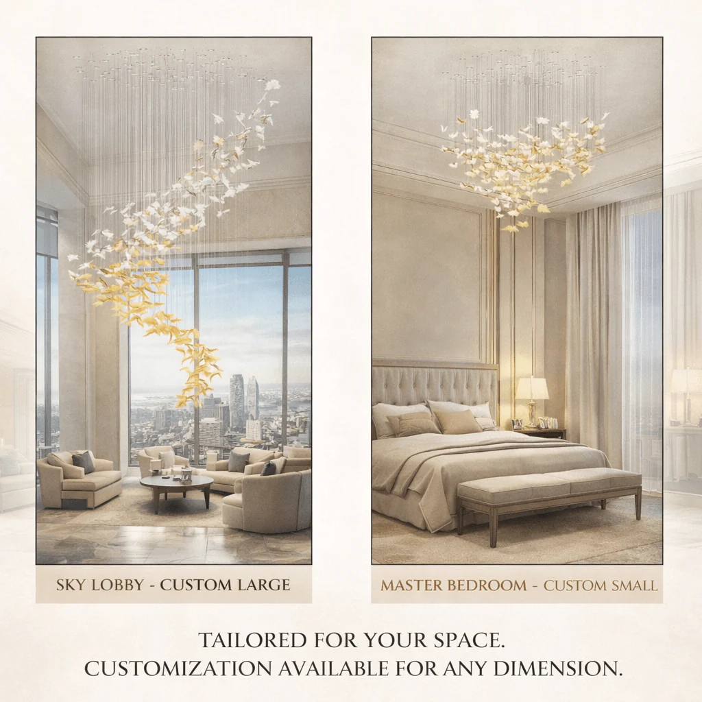 Flying Leaves Chandelier - Image 31