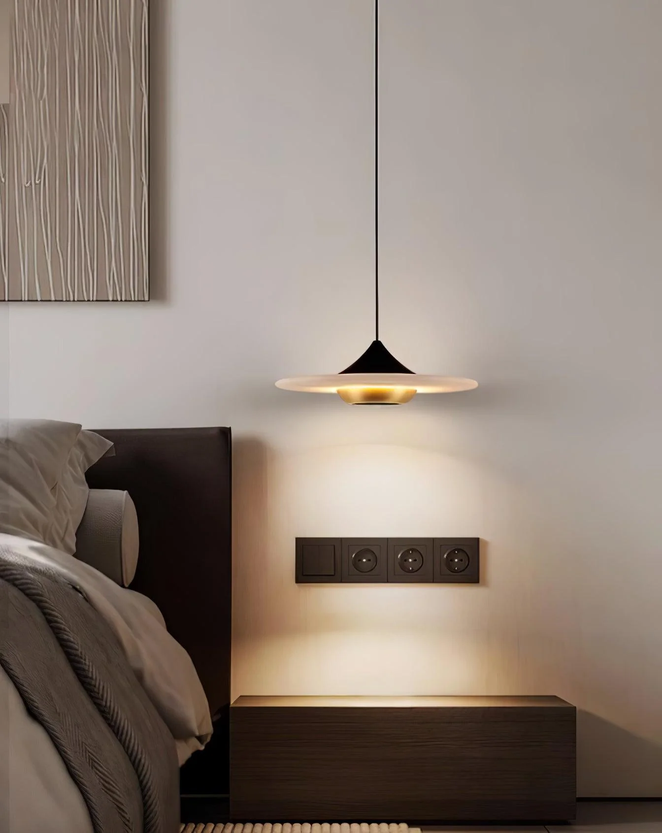 Flying Saucer Marble Pendant Lamp - Image 10