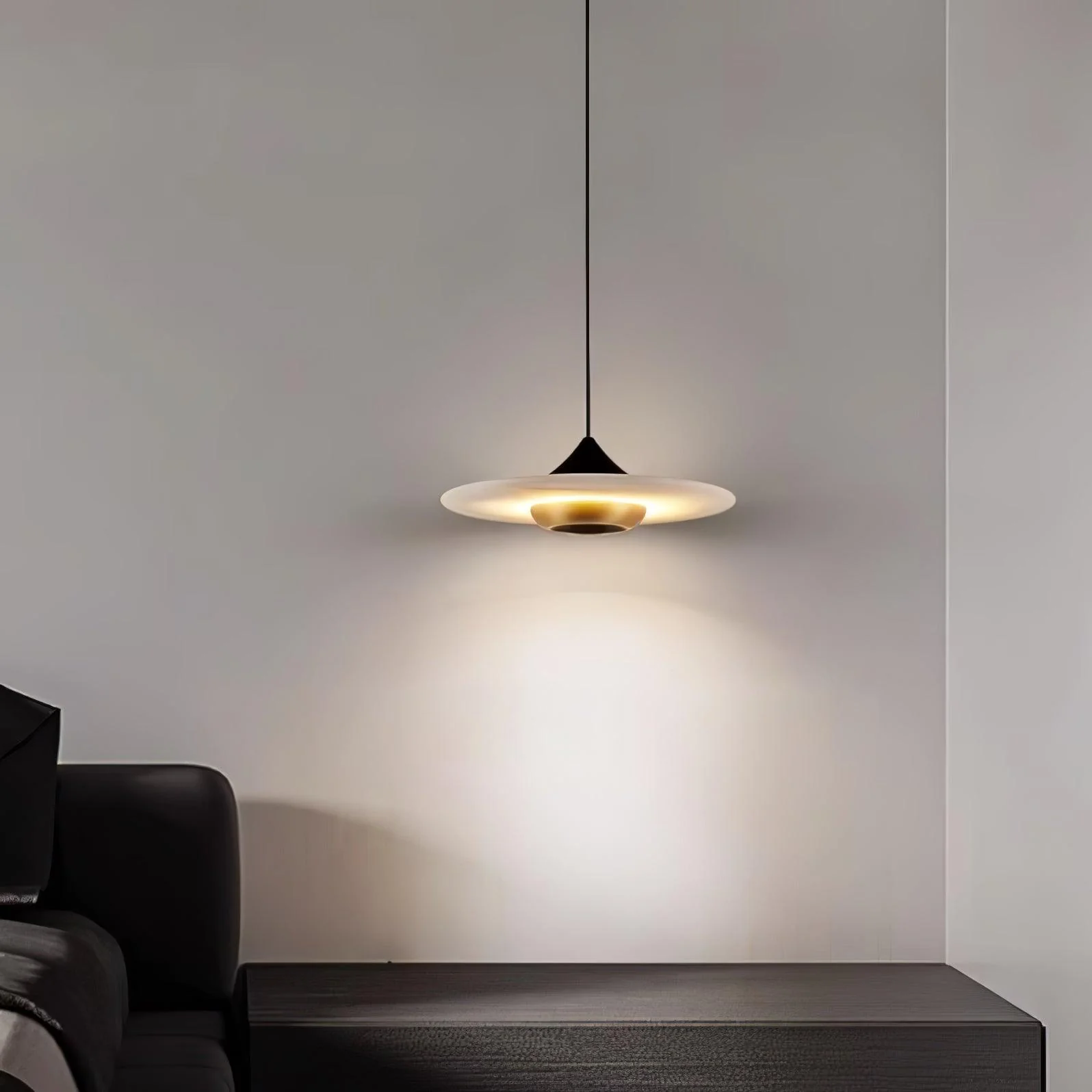 Flying Saucer Marble Pendant Lamp - Image 13