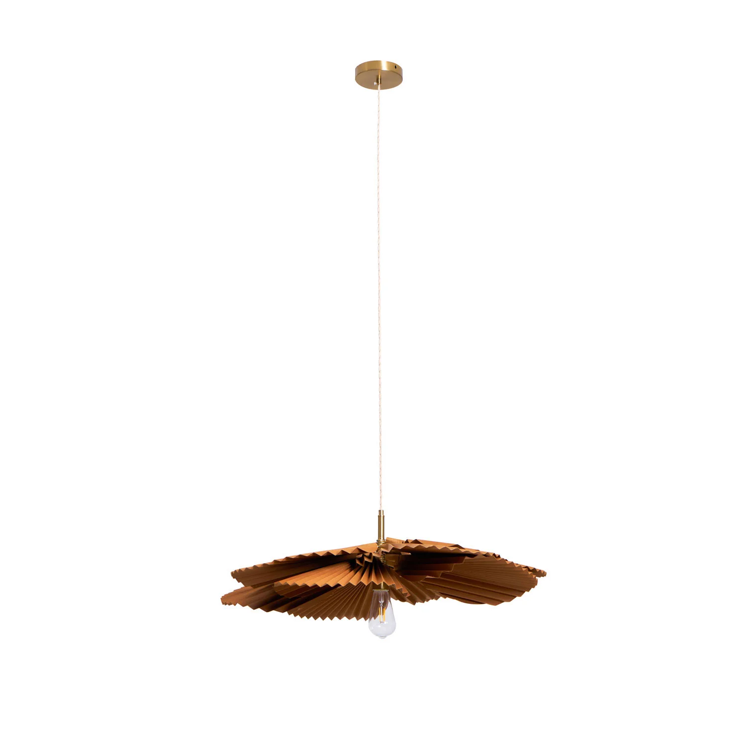 Folded Leaf Lotus Pendant Lamp - Image 14