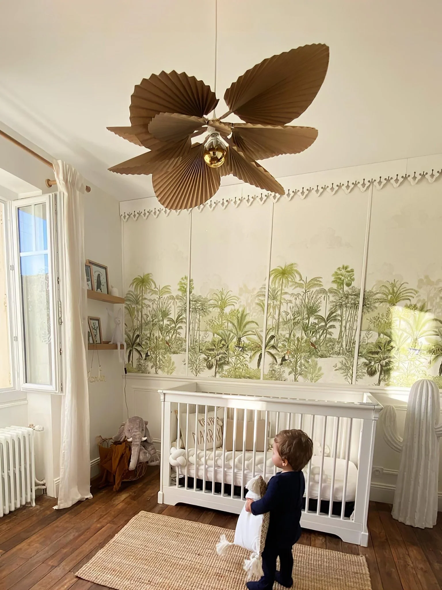 Folded Leaf Lotus Pendant Lamp - Image 17