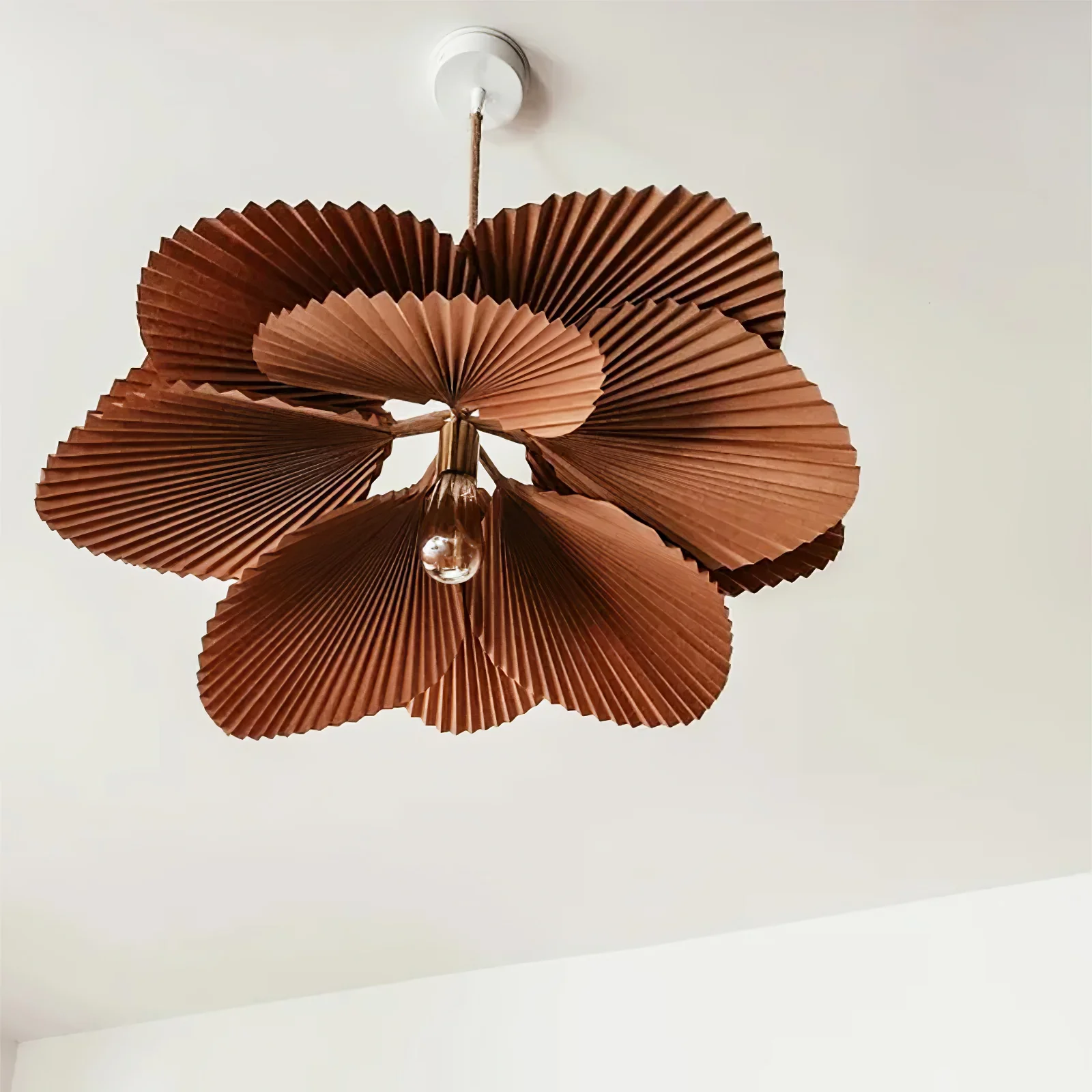 Folded Leaf Lotus Pendant Lamp - Image 21