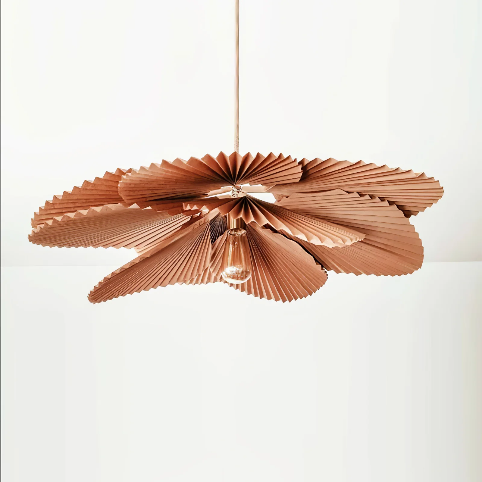Folded Leaf Lotus Pendant Lamp - Image 24