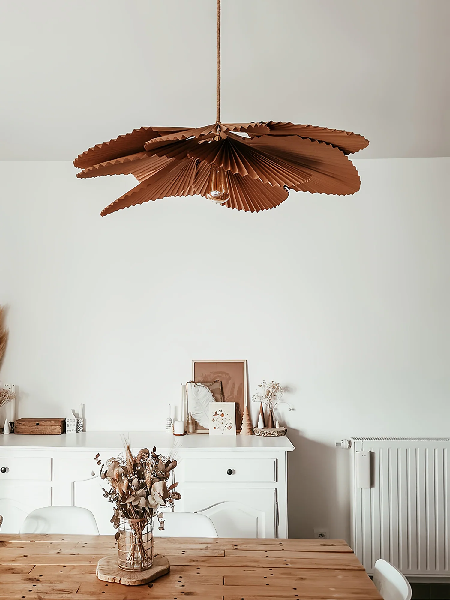 Folded Leaf Lotus Pendant Lamp - Image 31