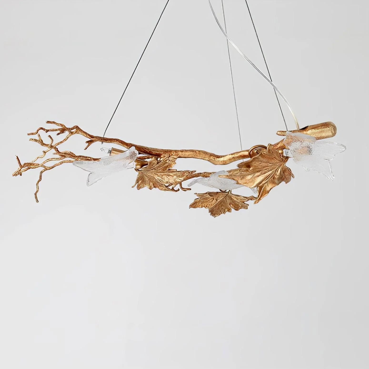 Folio Branch Brass Chandelier - Image 15