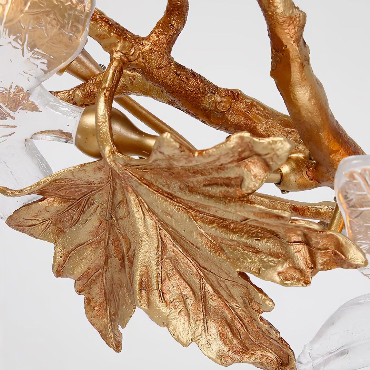 Folio Branch Brass Chandelier - Image 17
