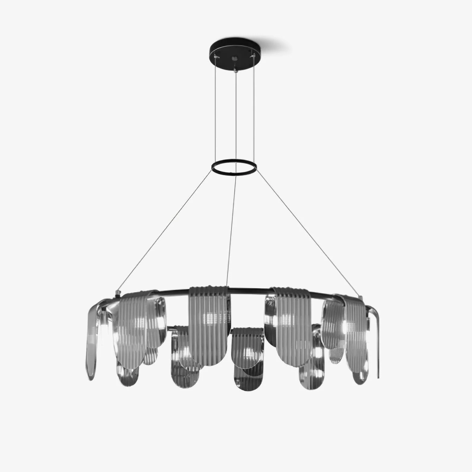 Folioles Brass Chandelier - Image 5