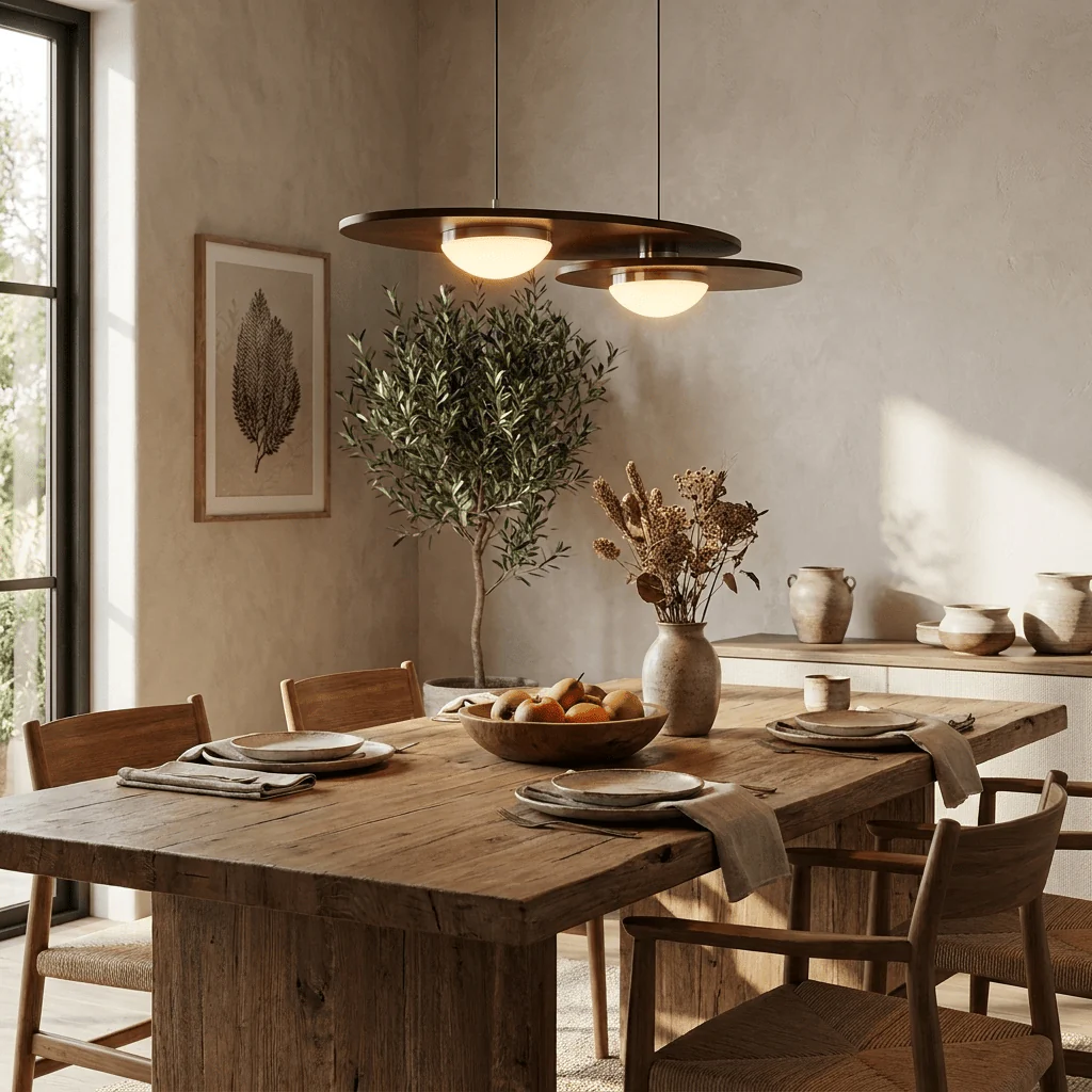 Forma Walnut Linear Pendant Lamp - Image 3