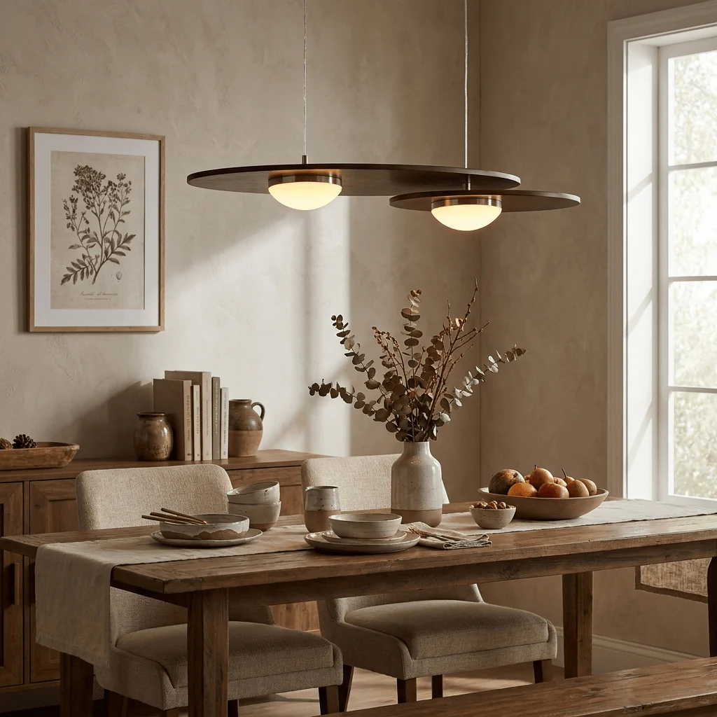 Forma Walnut Linear Pendant Lamp - Image 4