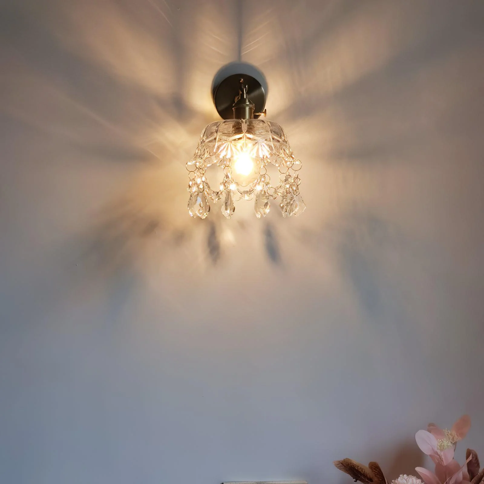 French Crystal Tassel Wall Light - Image 13