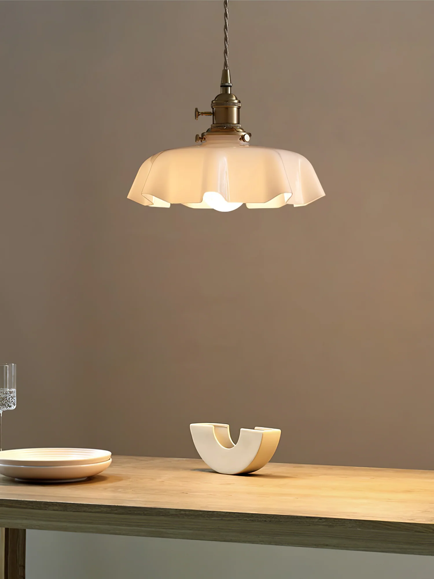 French Flower Pendant Swag Light - Image 71