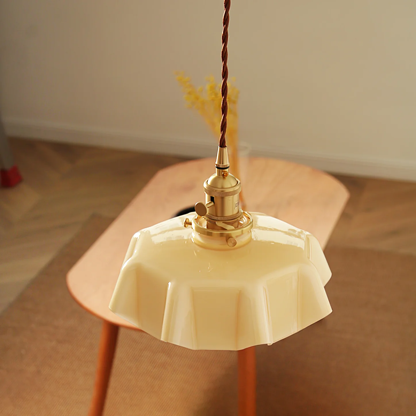 French Flower Pendant Swag Light - Image 79