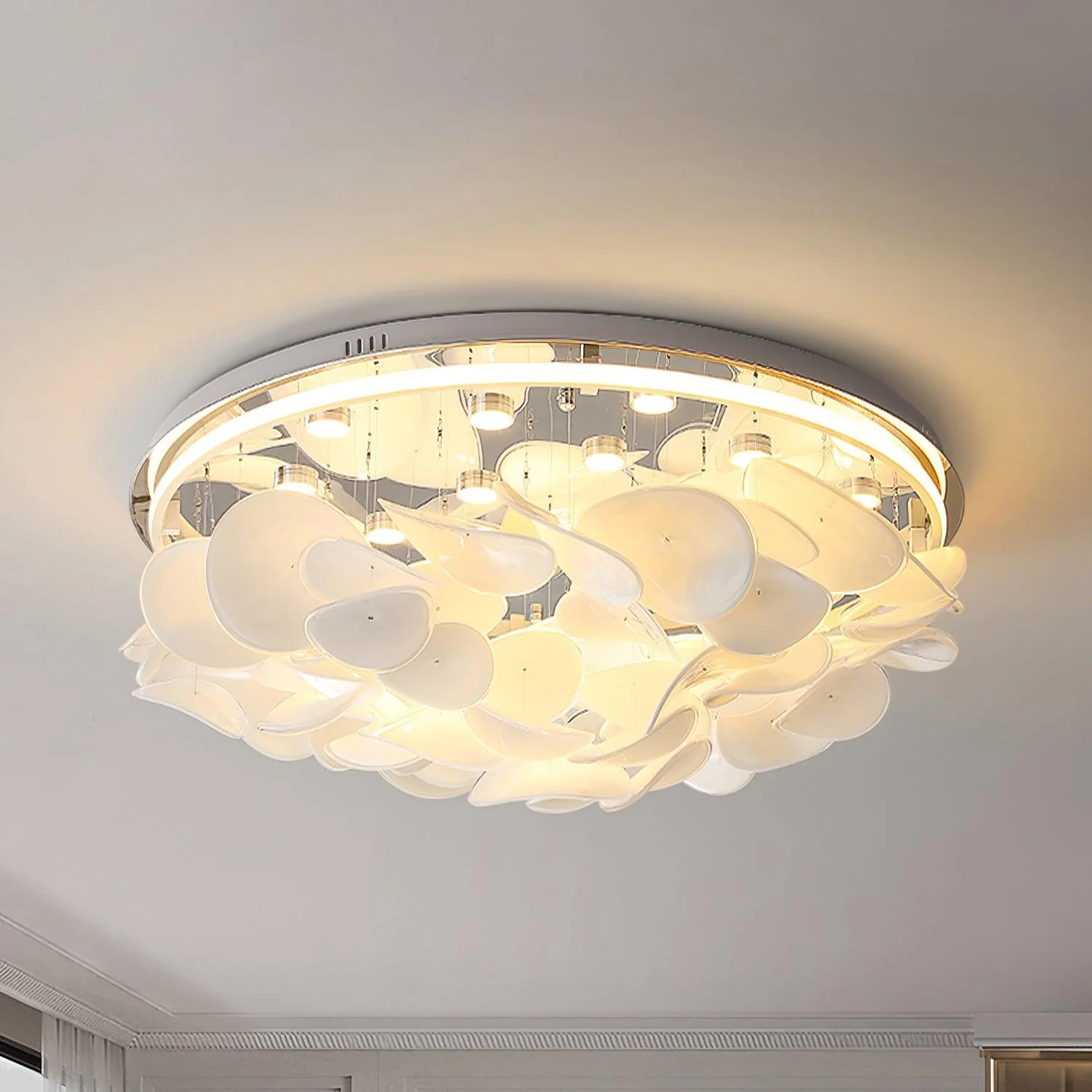 French Radici Petal Ceiling Lamp - Image 5