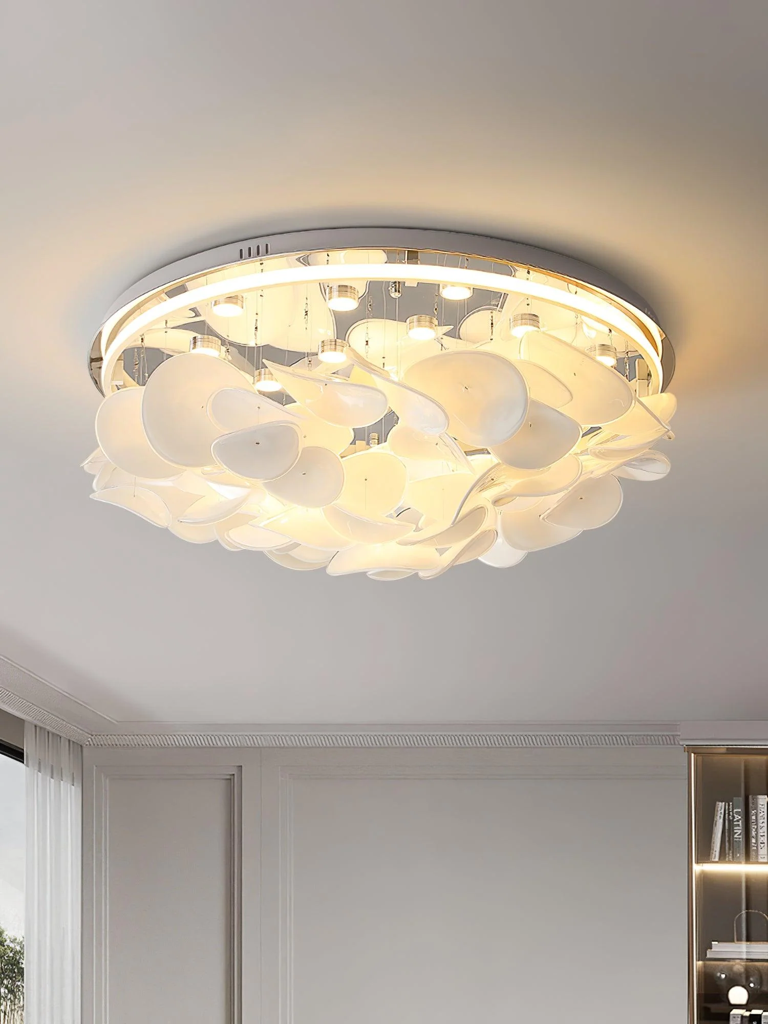 French Radici Petal Ceiling Lamp - Image 9