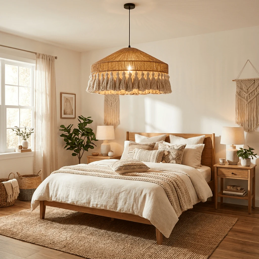 Fringe Jute Pendant Lamp - Image 5