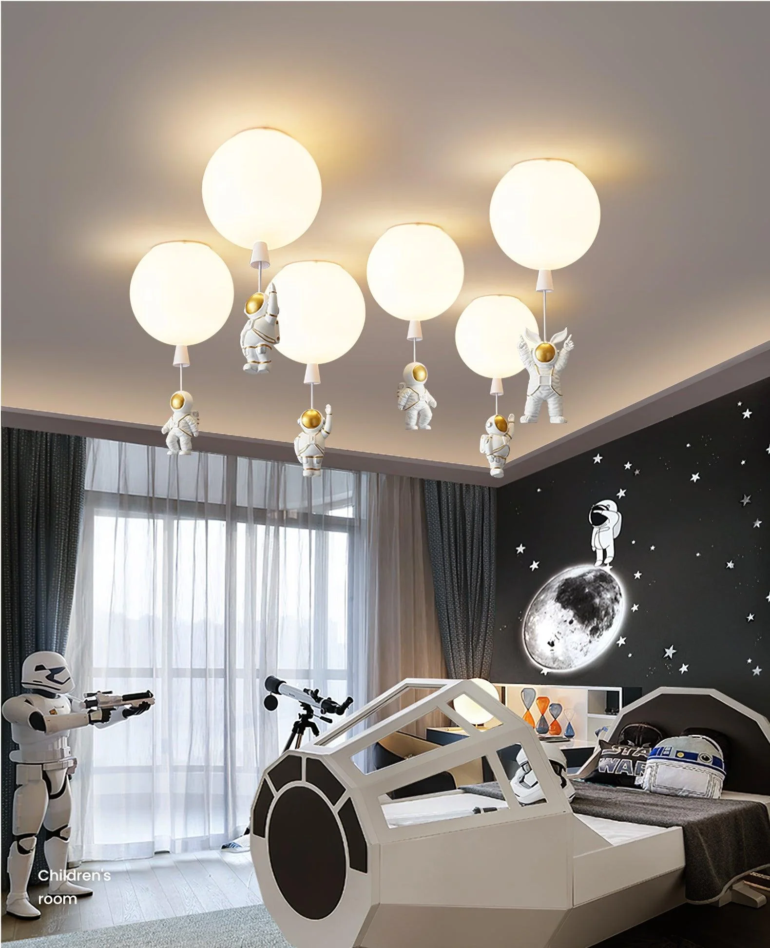 Frosted Balloon Ceiling Light - Image 14