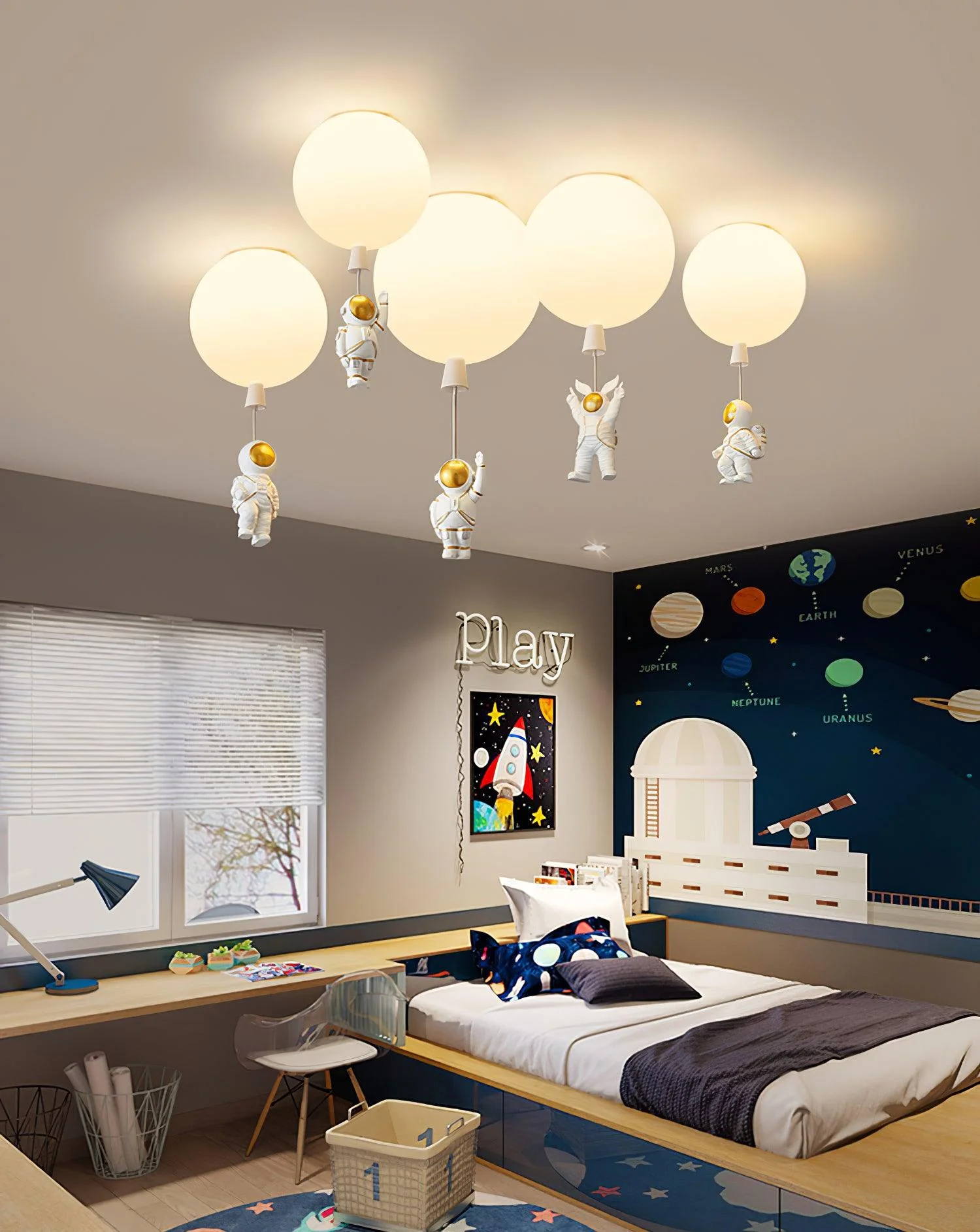 Frosted Balloon Ceiling Light - Image 25