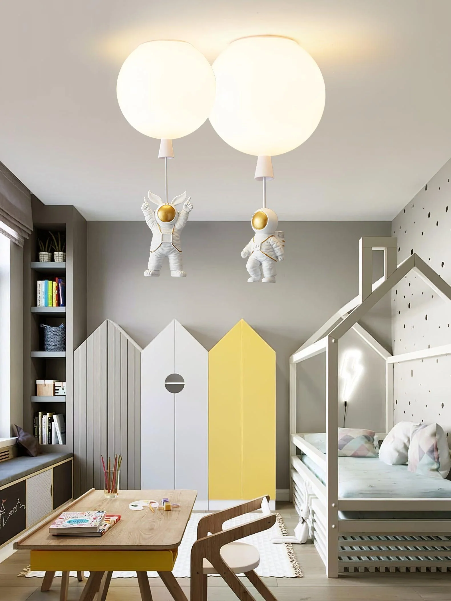Frosted Balloon Ceiling Light - Image 31