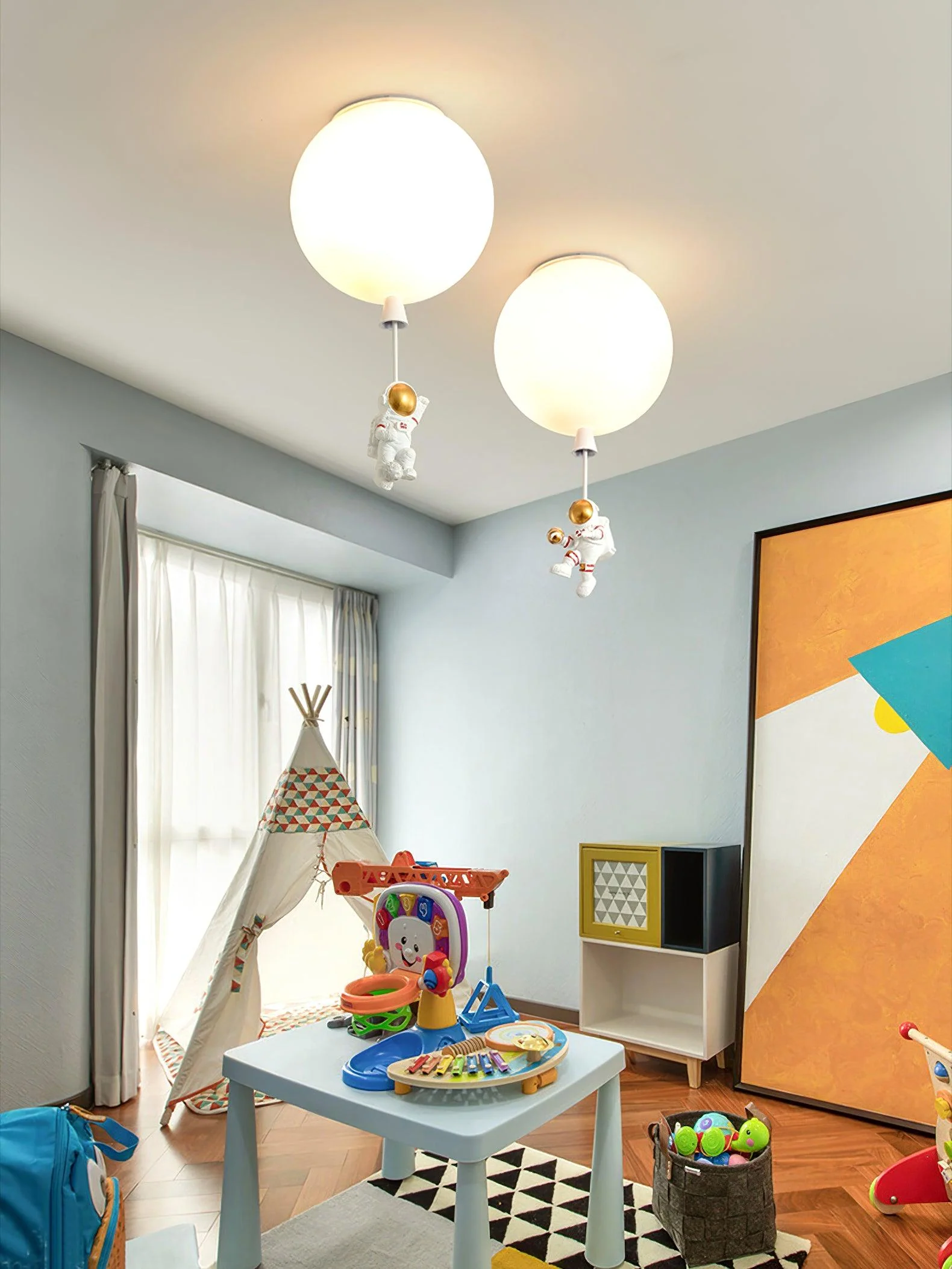 Frosted Balloon Ceiling Light - Image 38