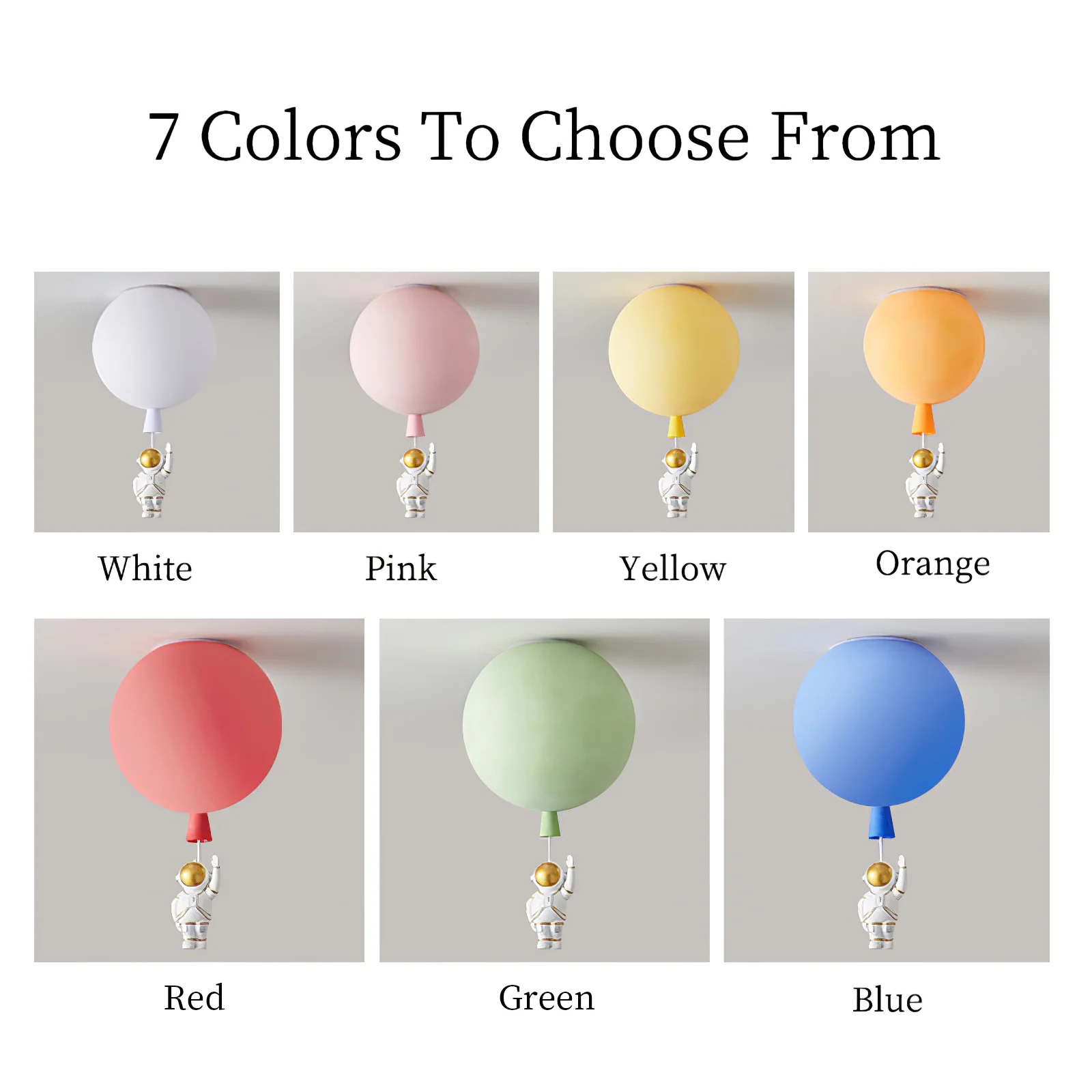 Frosted Balloon Ceiling Light - Image 7
