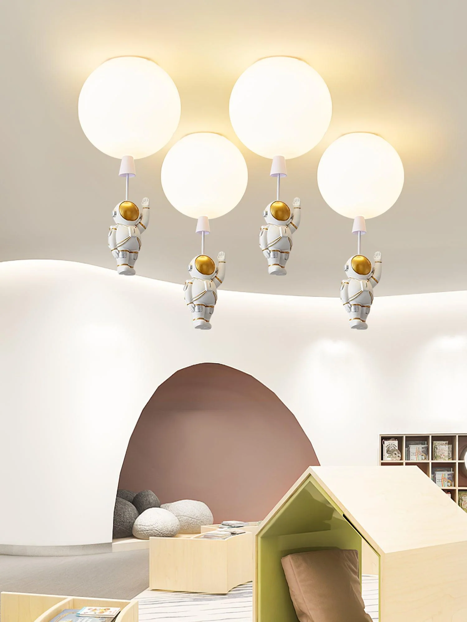 Frosted Balloon Ceiling Light - Image 9