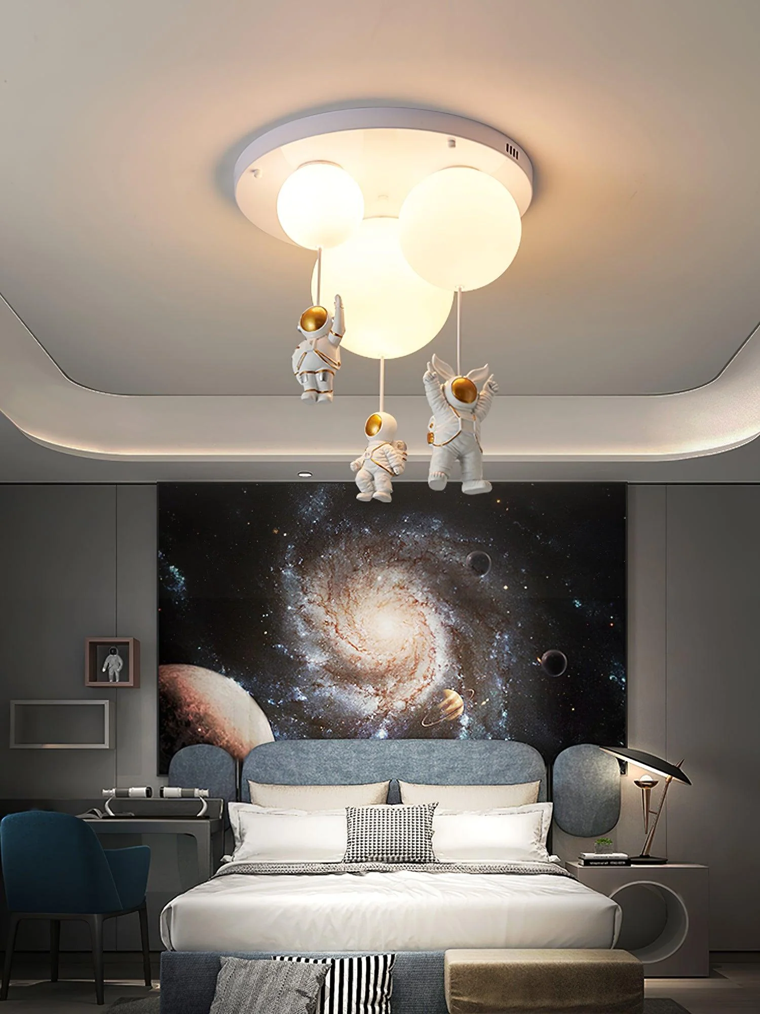 Frosted Balloon Combination Ceiling Lamp - Image 29
