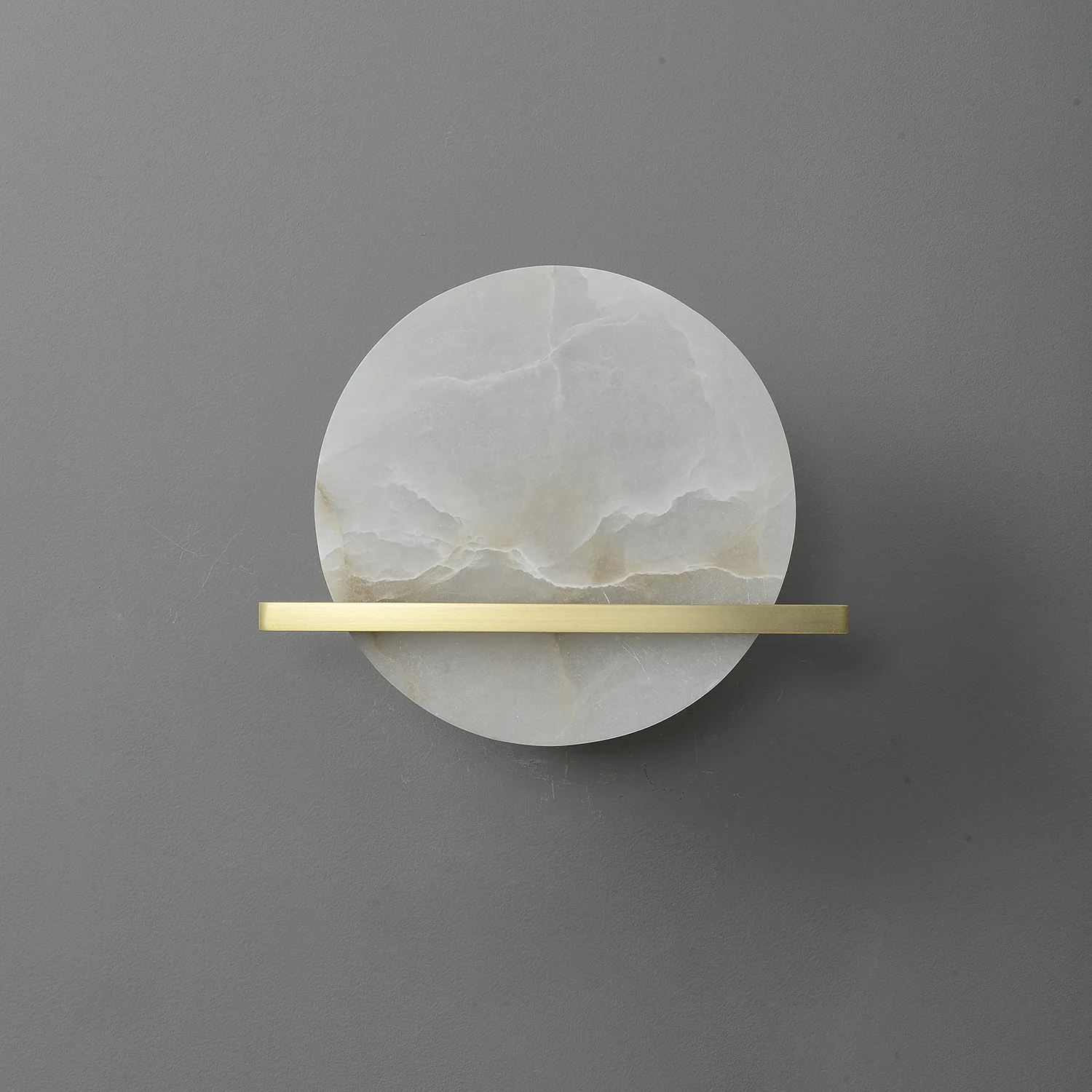 Frosted Echo Alabaster Wall Lamp - Image 7