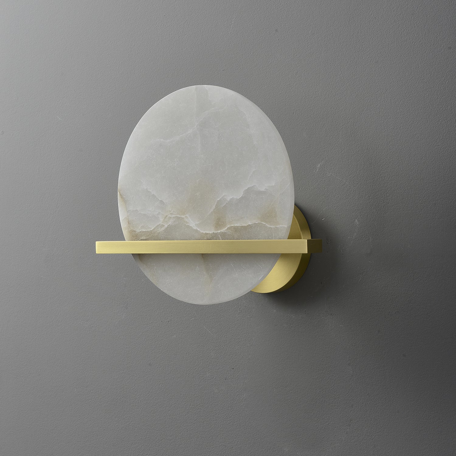 Frosted Echo Alabaster Wall Lamp - Image 8