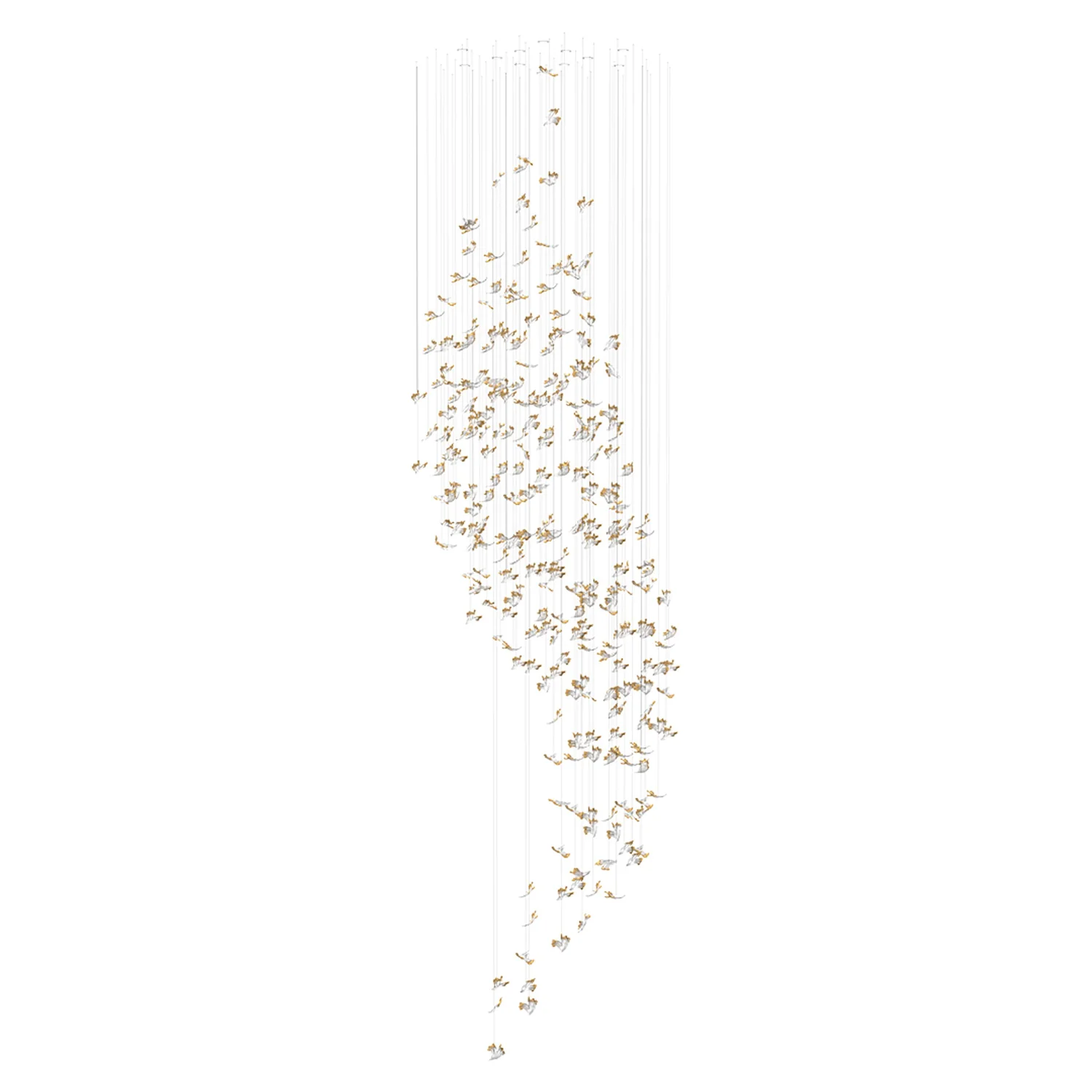 Frosted Petals Frozen Chandelier - Image 13