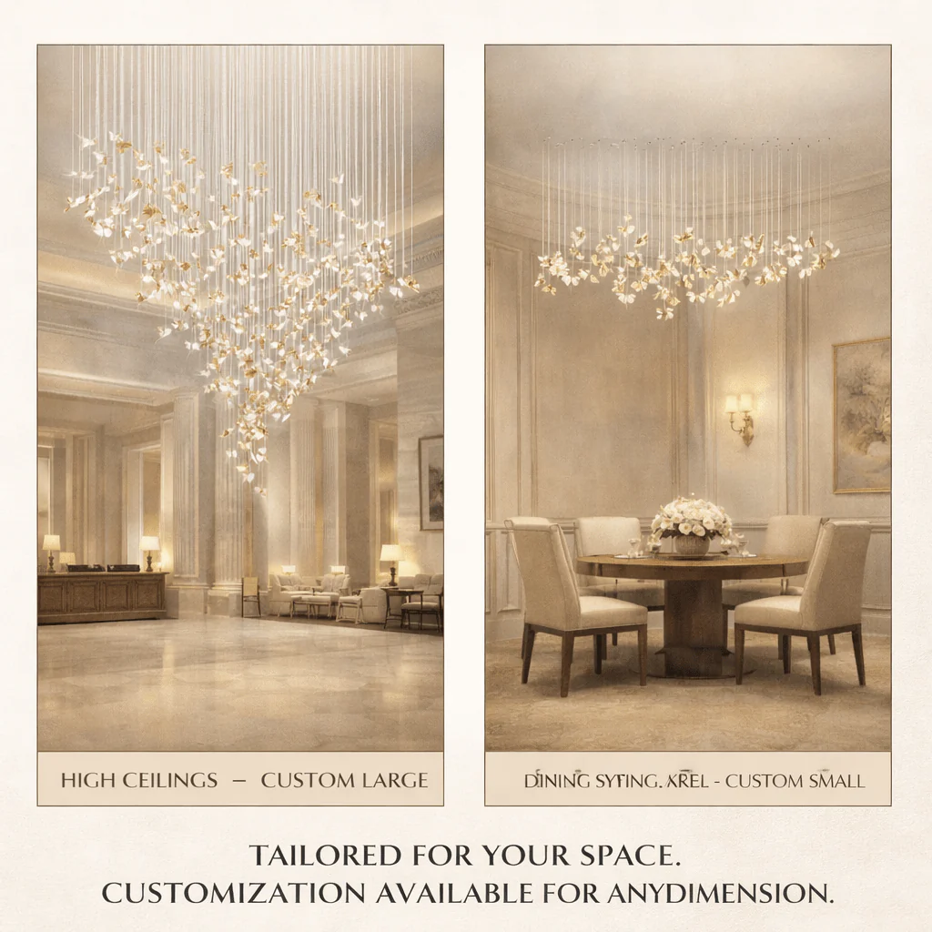 Frosted Petals Frozen Chandelier - Image 15