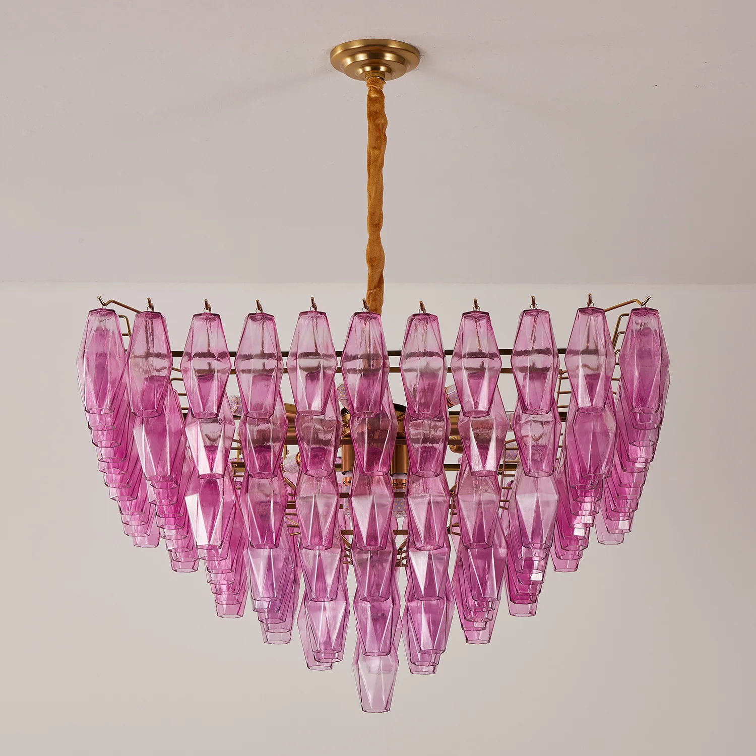 Fuchsia Prism Empire Chandelier - Image 12