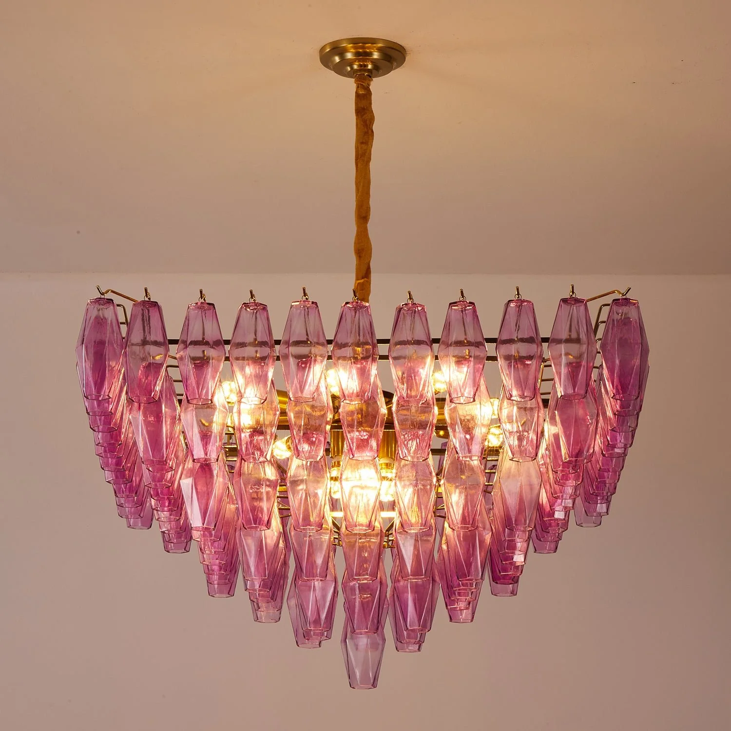 Fuchsia Prism Empire Chandelier - Image 15