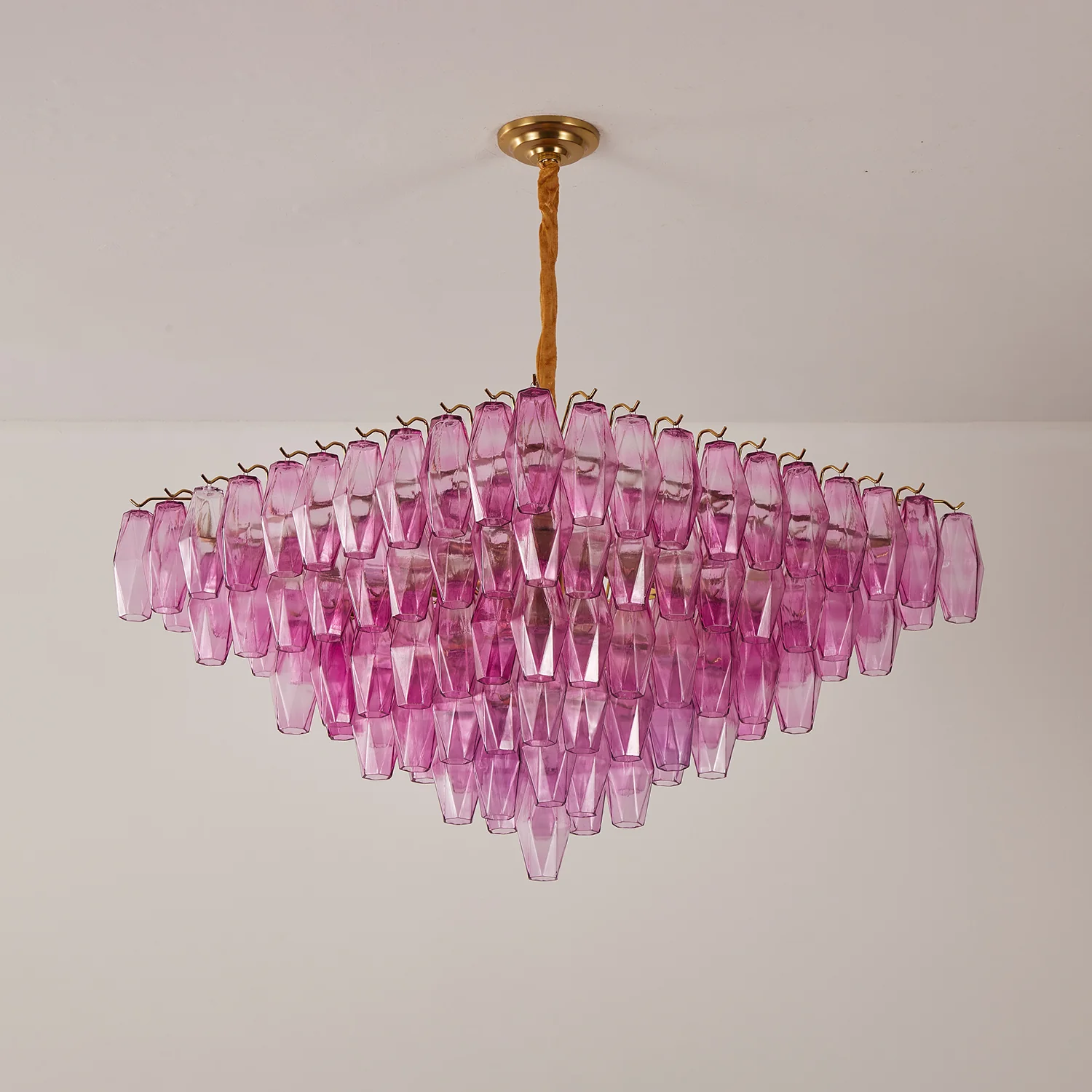 Fuchsia Prism Empire Chandelier - Image 9