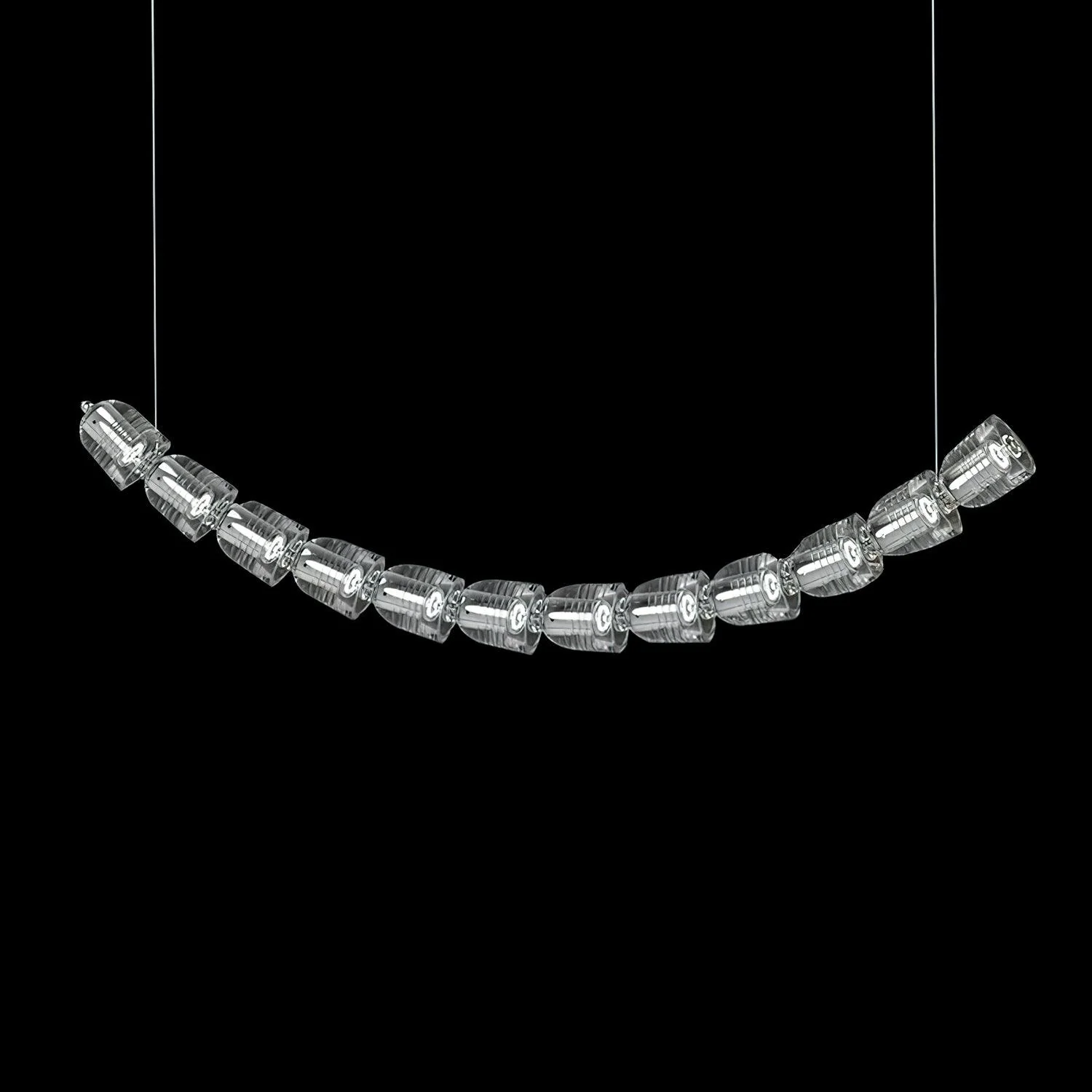 The Gabriel Curved LED Chandelier | Custom Size & Made-to-Order Lighting for Luxury Homes & Commercial Spaces - Image 12