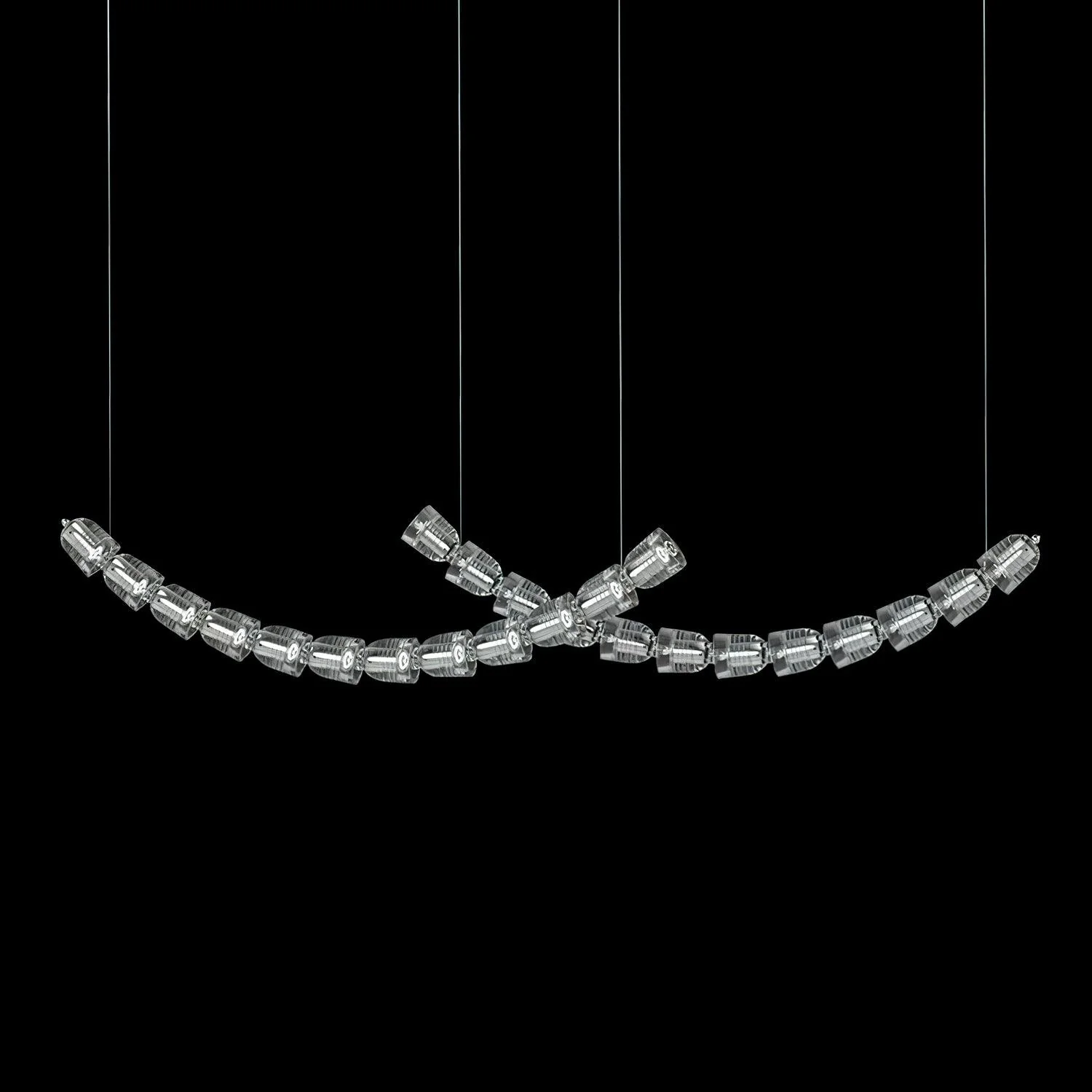 The Gabriel Curved LED Chandelier | Custom Size & Made-to-Order Lighting for Luxury Homes & Commercial Spaces - Image 14