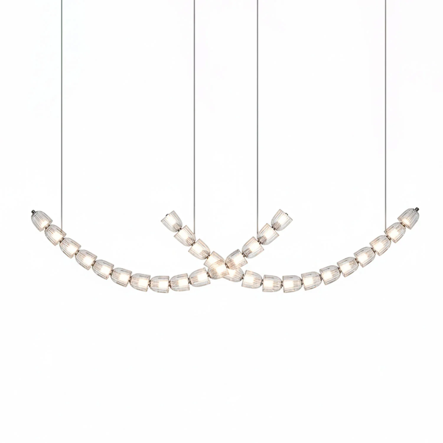 The Gabriel Curved LED Chandelier | Custom Size & Made-to-Order Lighting for Luxury Homes & Commercial Spaces - Image 33