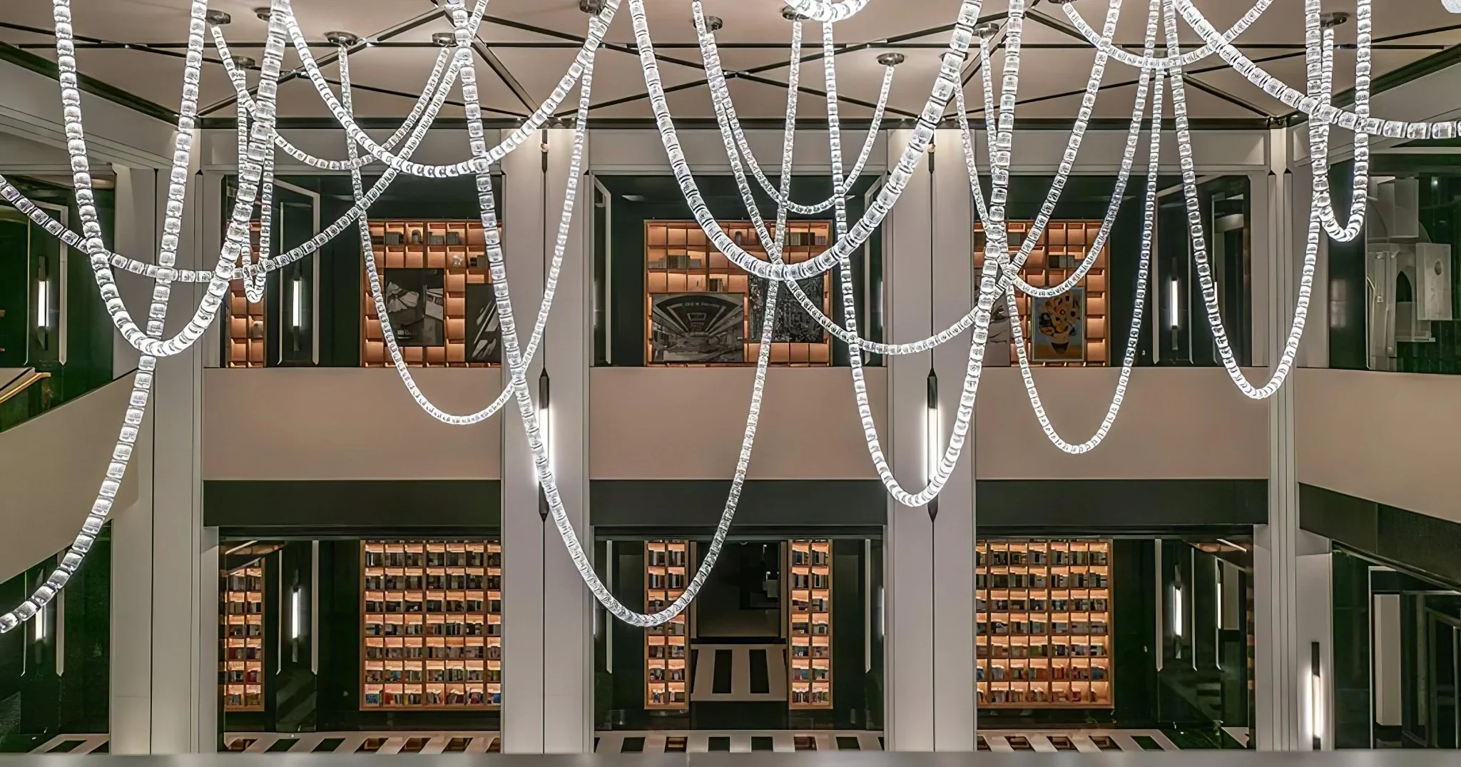 The Gabriel Spiral LED Chandelier | Custom Size & Made-to-Order Lighting for Luxury Residences & Commercial Spaces - Image 9