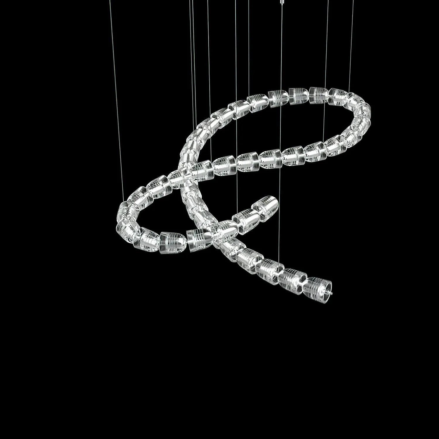 The Gabriel Waveform LED Chandelier | Custom Size & Made-to-Order Lighting for Luxury Homes & Commercial Spaces - Image 28
