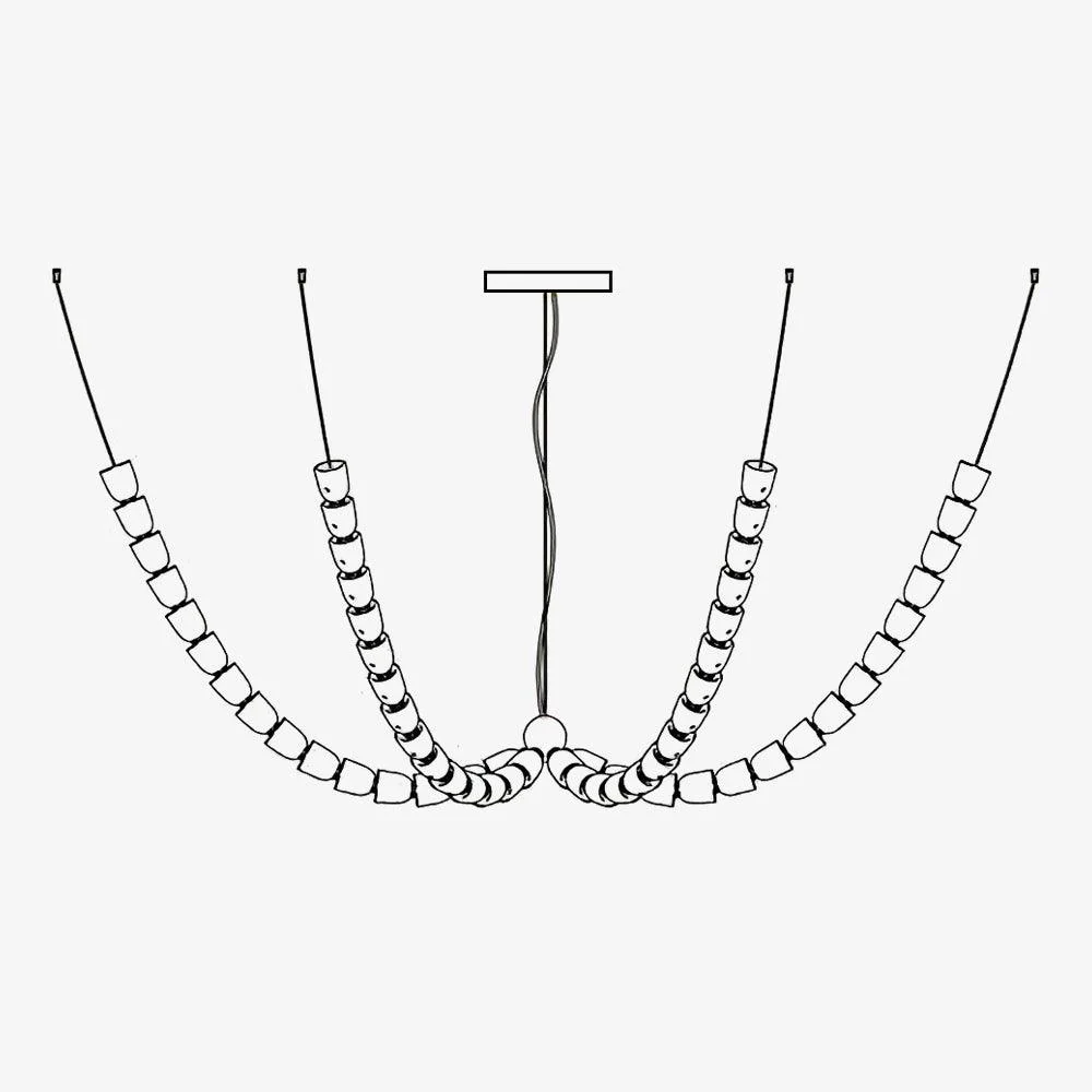 The Gabriel Branch LED Chandelier | Custom Size & Made-to-Order Lighting for Luxury Homes & Commercial Spaces - Image 17