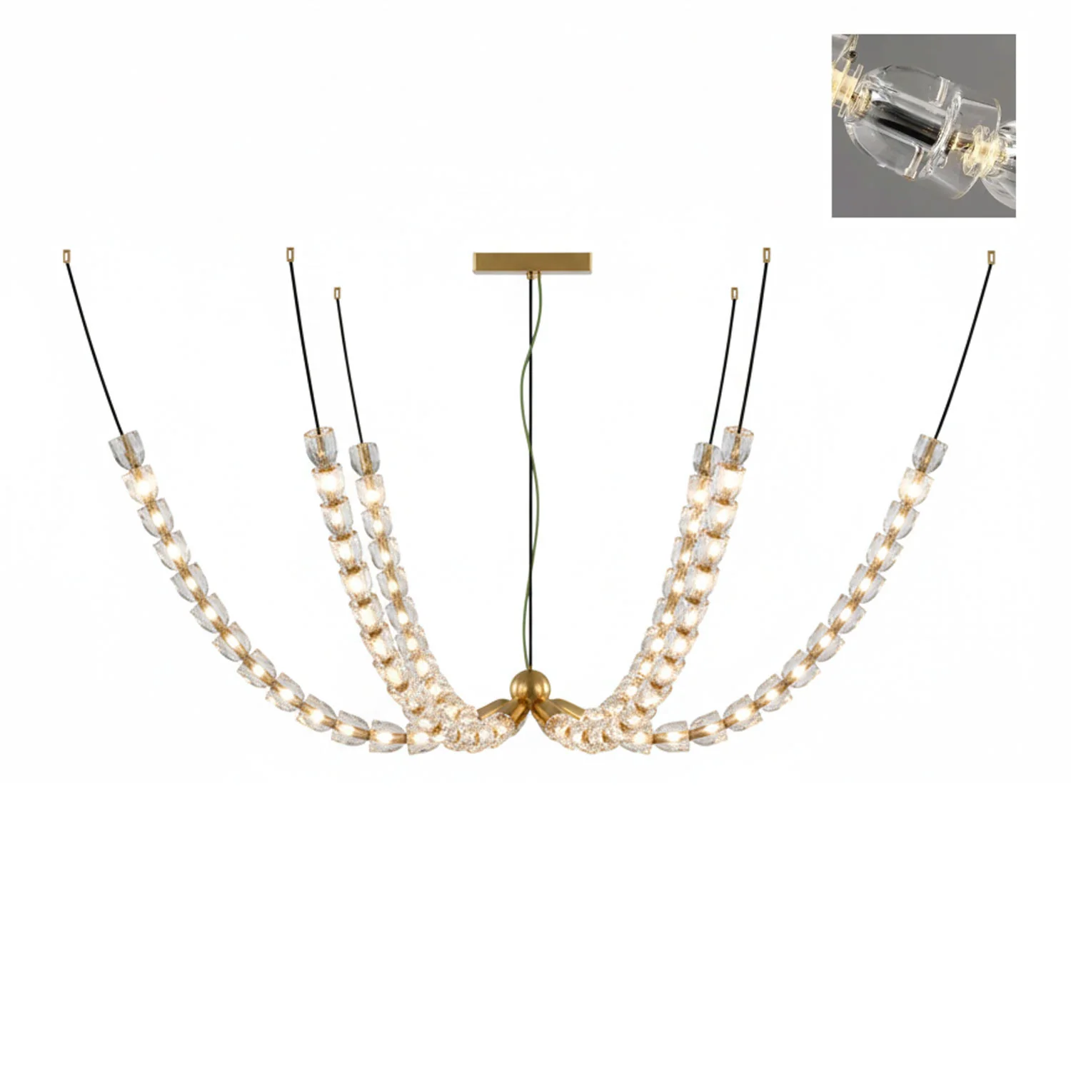The Gabriel Branch LED Chandelier | Custom Size & Made-to-Order Lighting for Luxury Homes & Commercial Spaces - Image 21