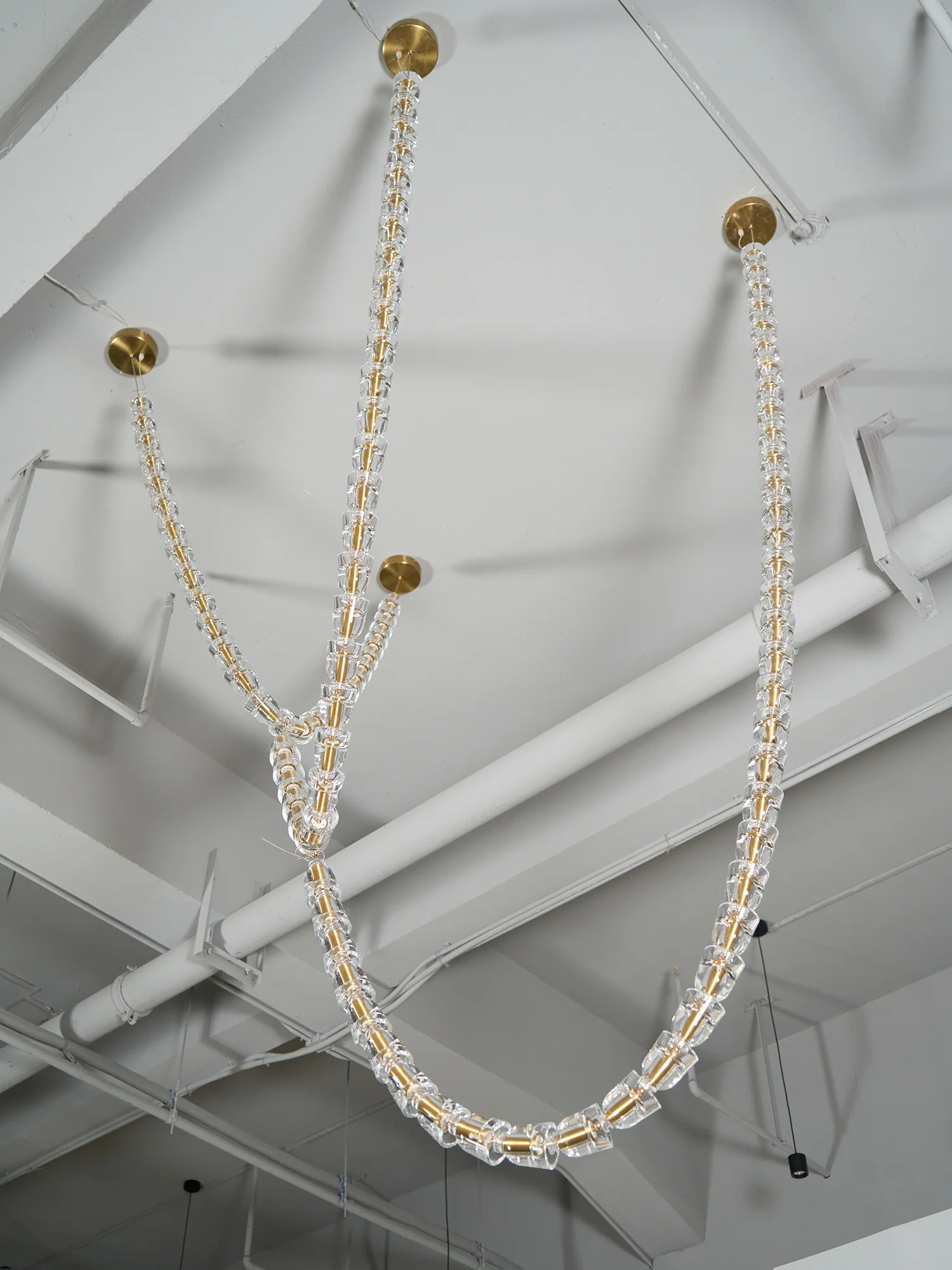 Gabriel Gold Chandelier - Image 4