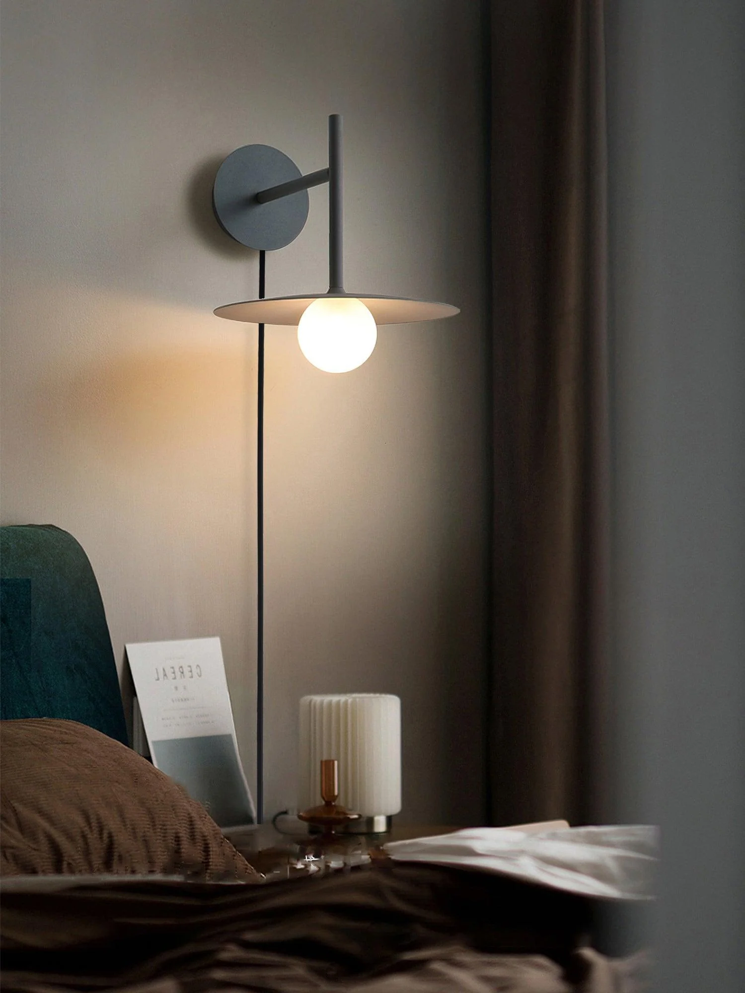 Gea Iron Plug-In Wall Lamp - Image 6