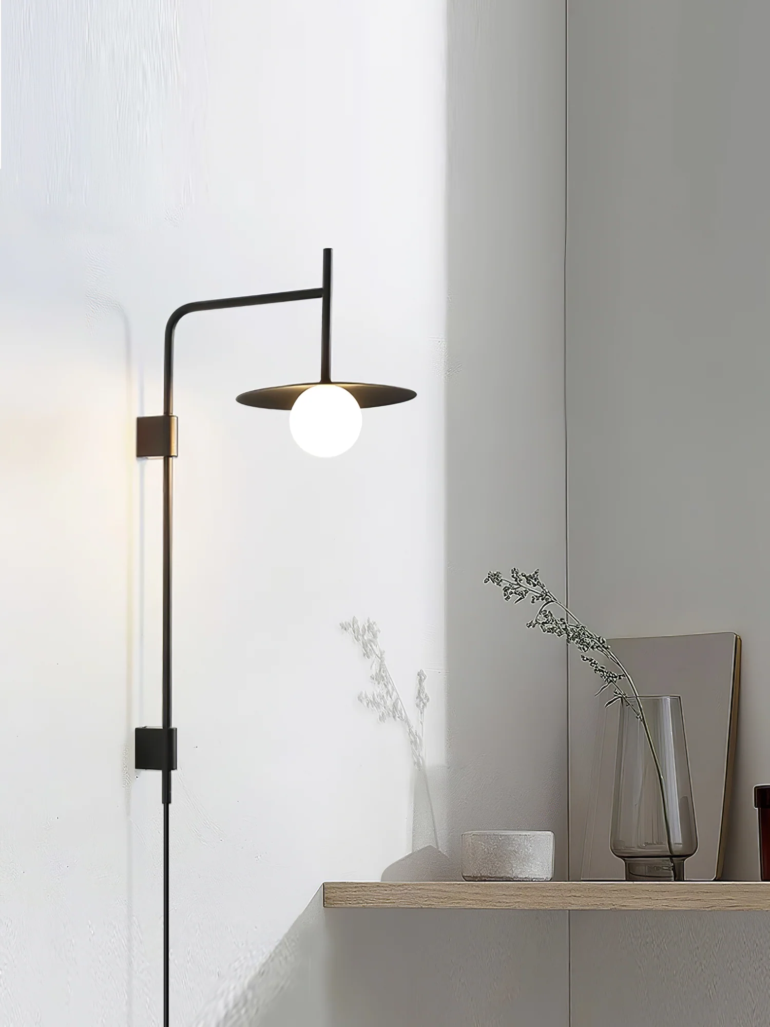 Gea Swing Arm Plug-in Wall Lamp - Image 16