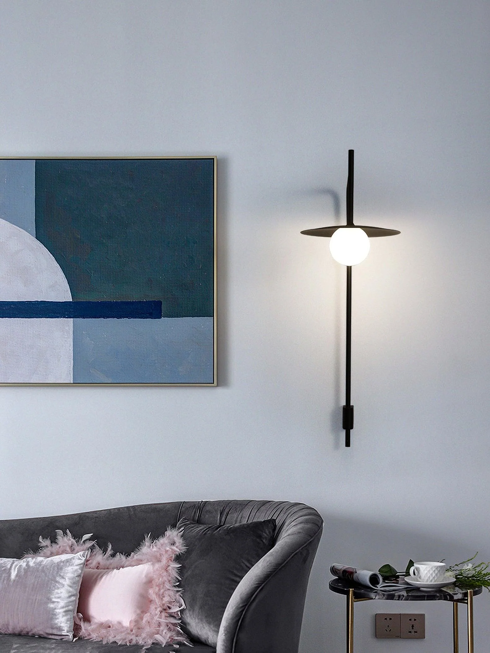 Gea Swing Arm Plug-in Wall Lamp - Image 35