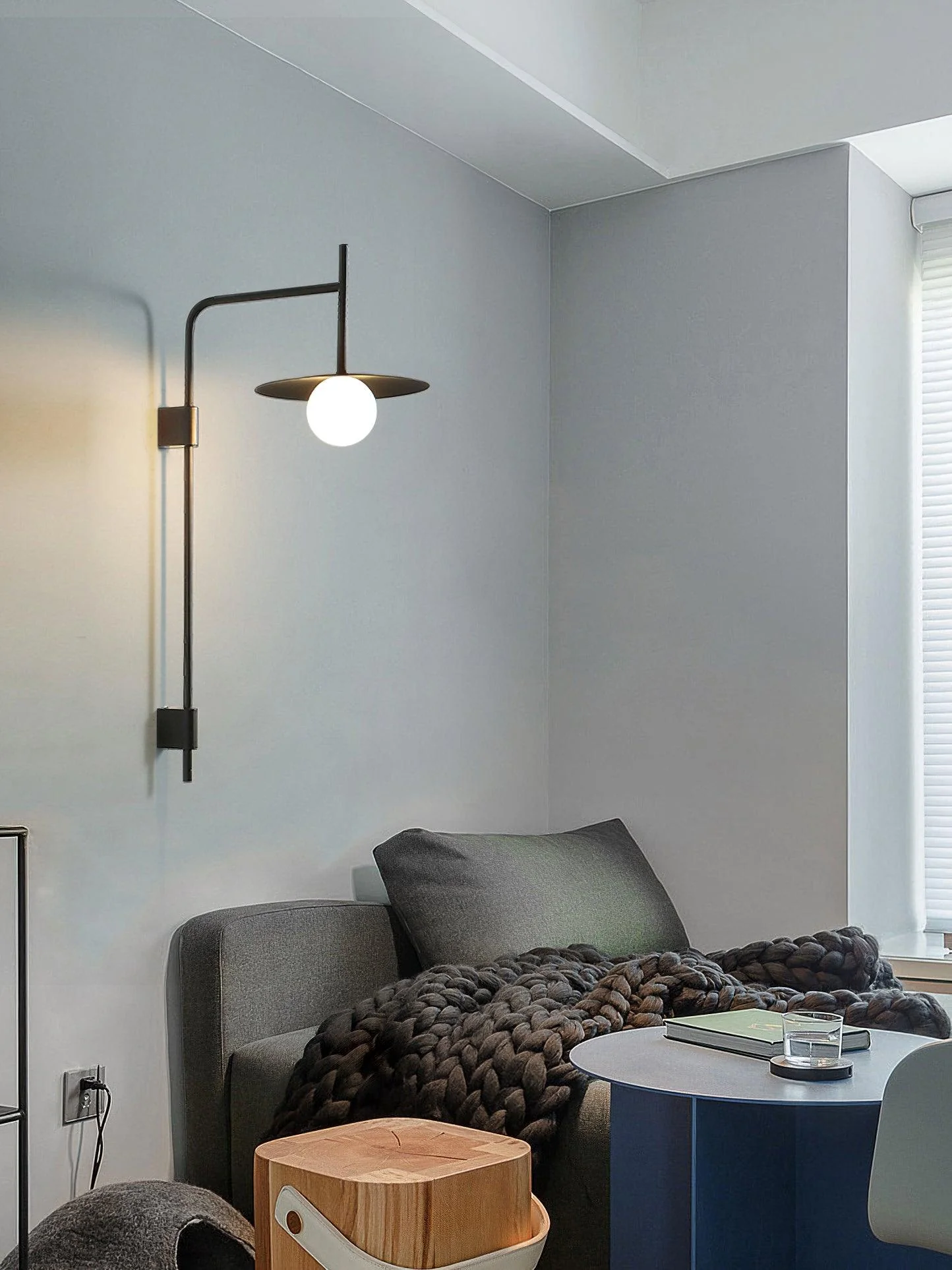 Gea Swing Arm Plug-in Wall Lamp - Image 39