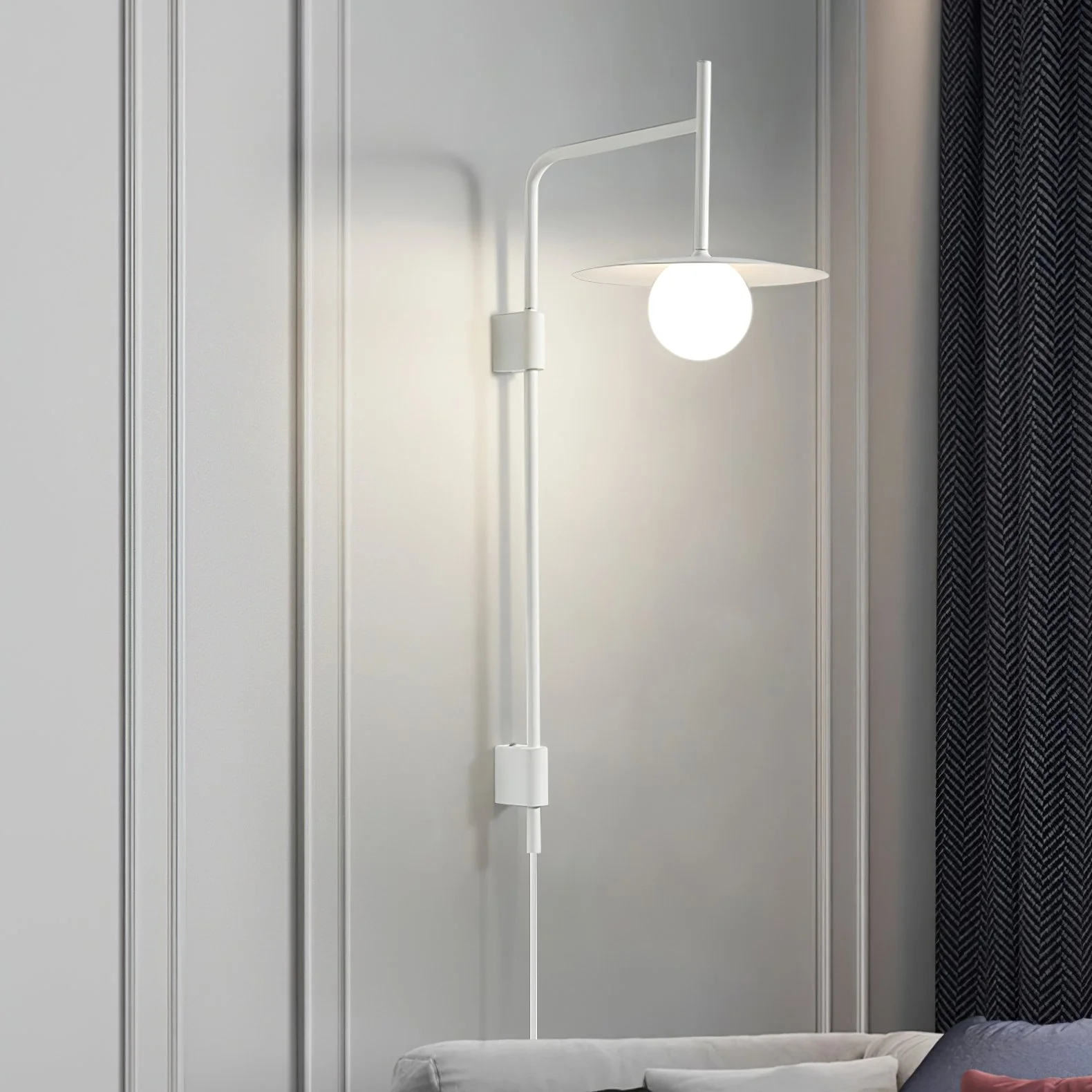 Gea Swing Arm Plug-in Wall Lamp - Image 5